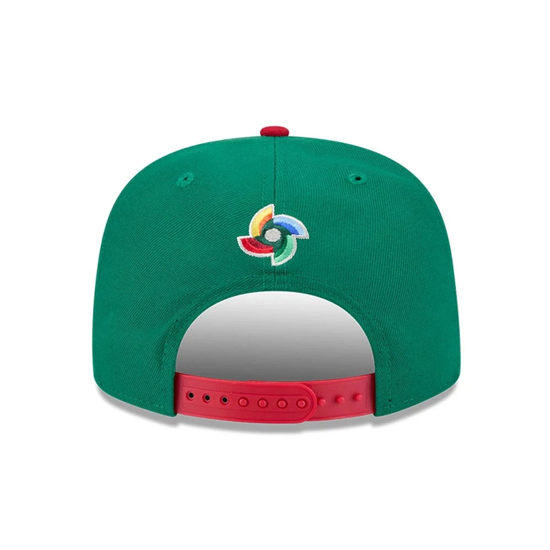 Mexico MLB World Baseball Classic 2026 Green 9FIFTY A-Frame Snapback Adjustable Cap - Image 3