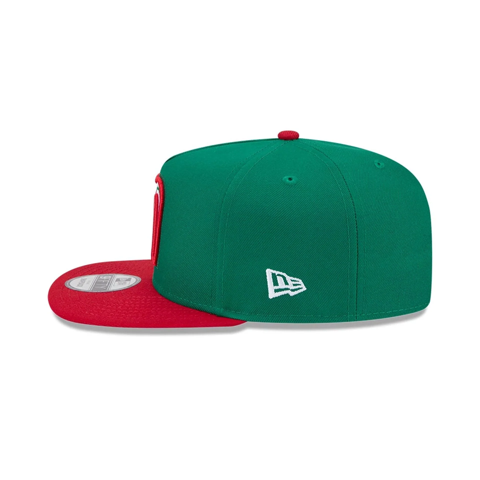 Mexico MLB World Baseball Classic 2026 Green 9FIFTY A-Frame Snapback Adjustable Cap - Image 7