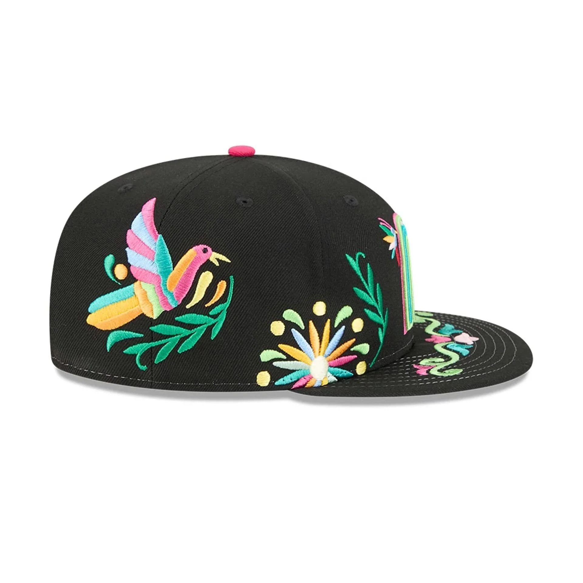 Mexico WBC Latin Embroidery Black 59FIFTY Fitted Cap - Image 7