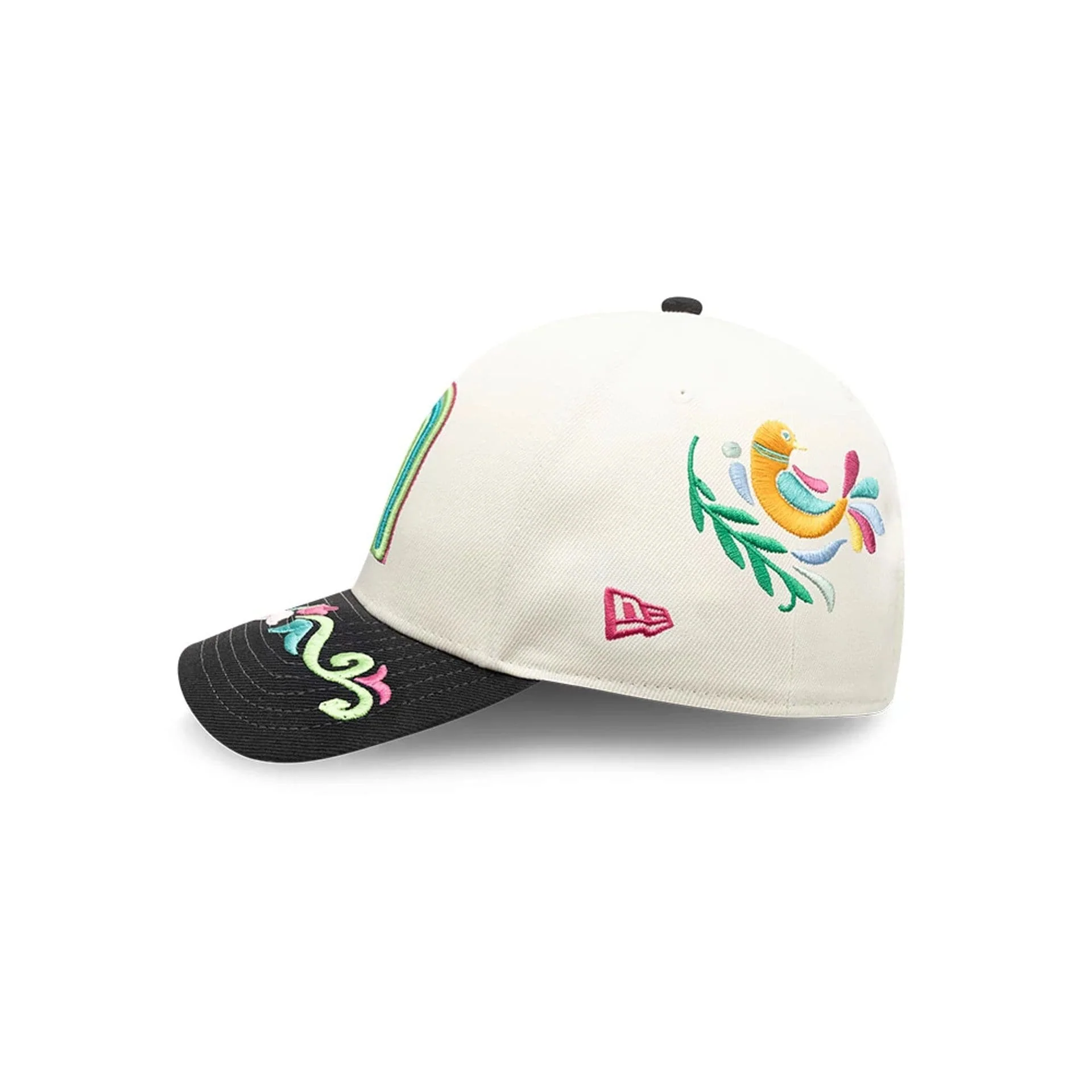 Mexico WBC Latin Embroidery White 9FORTY M-Crown A-Frame Adjustable Cap - Image 5