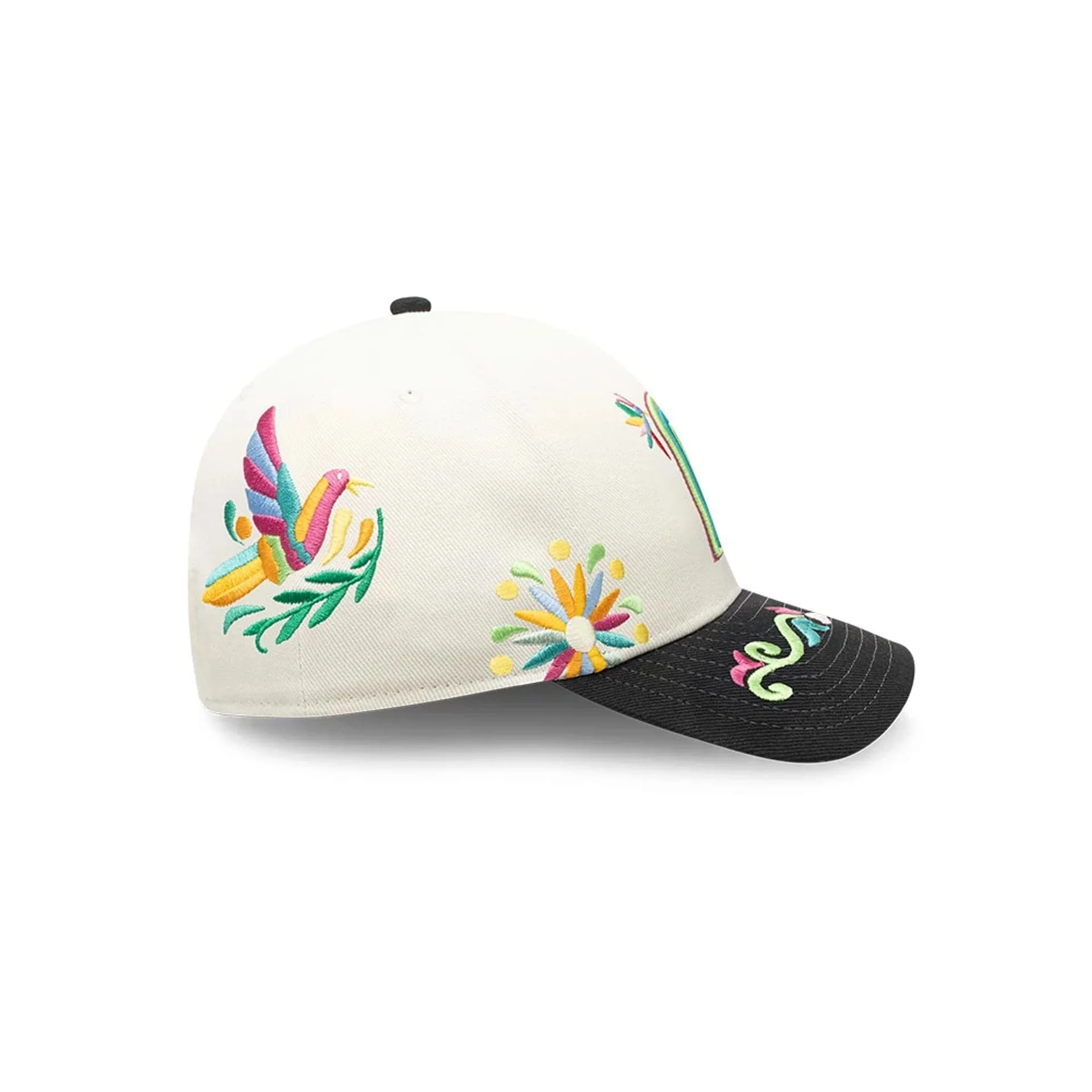 Mexico WBC Latin Embroidery White 9FORTY M-Crown A-Frame Adjustable Cap - Image 6