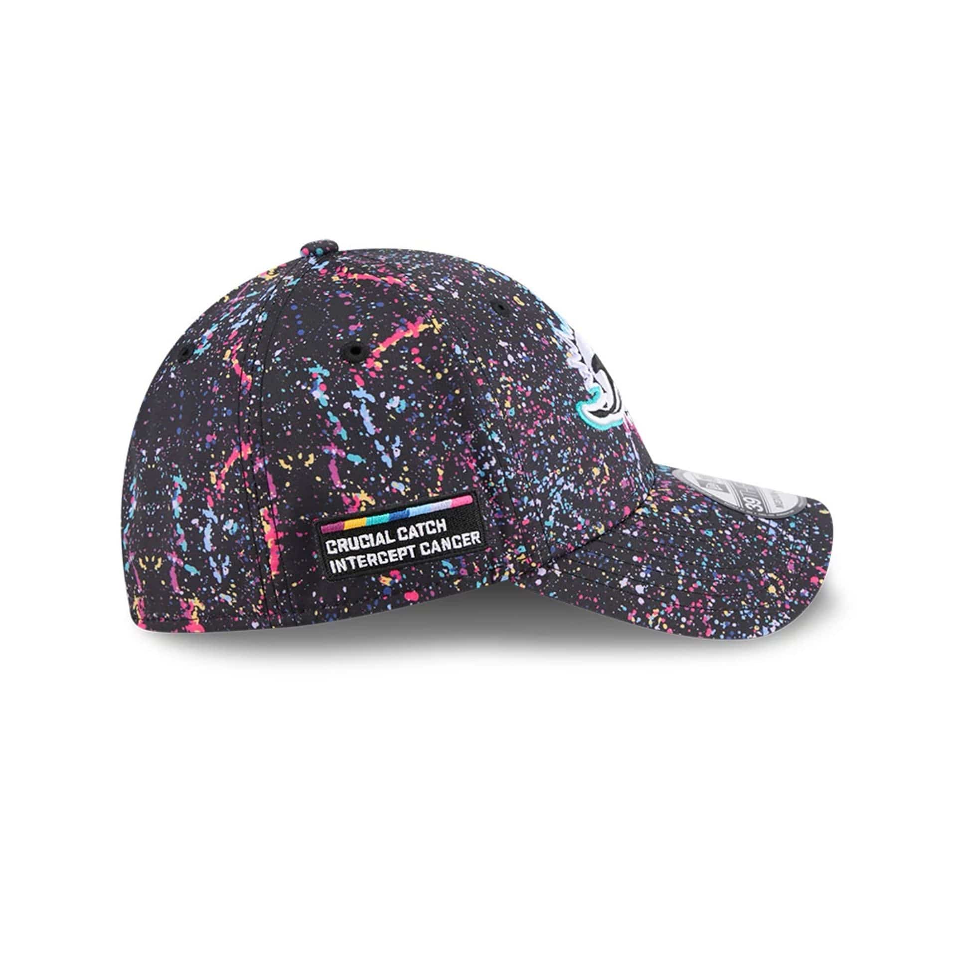 Miami Dolphins NFL Crucial Catch 2025 Black 39THIRTY Stretch Fit Cap - Image 4