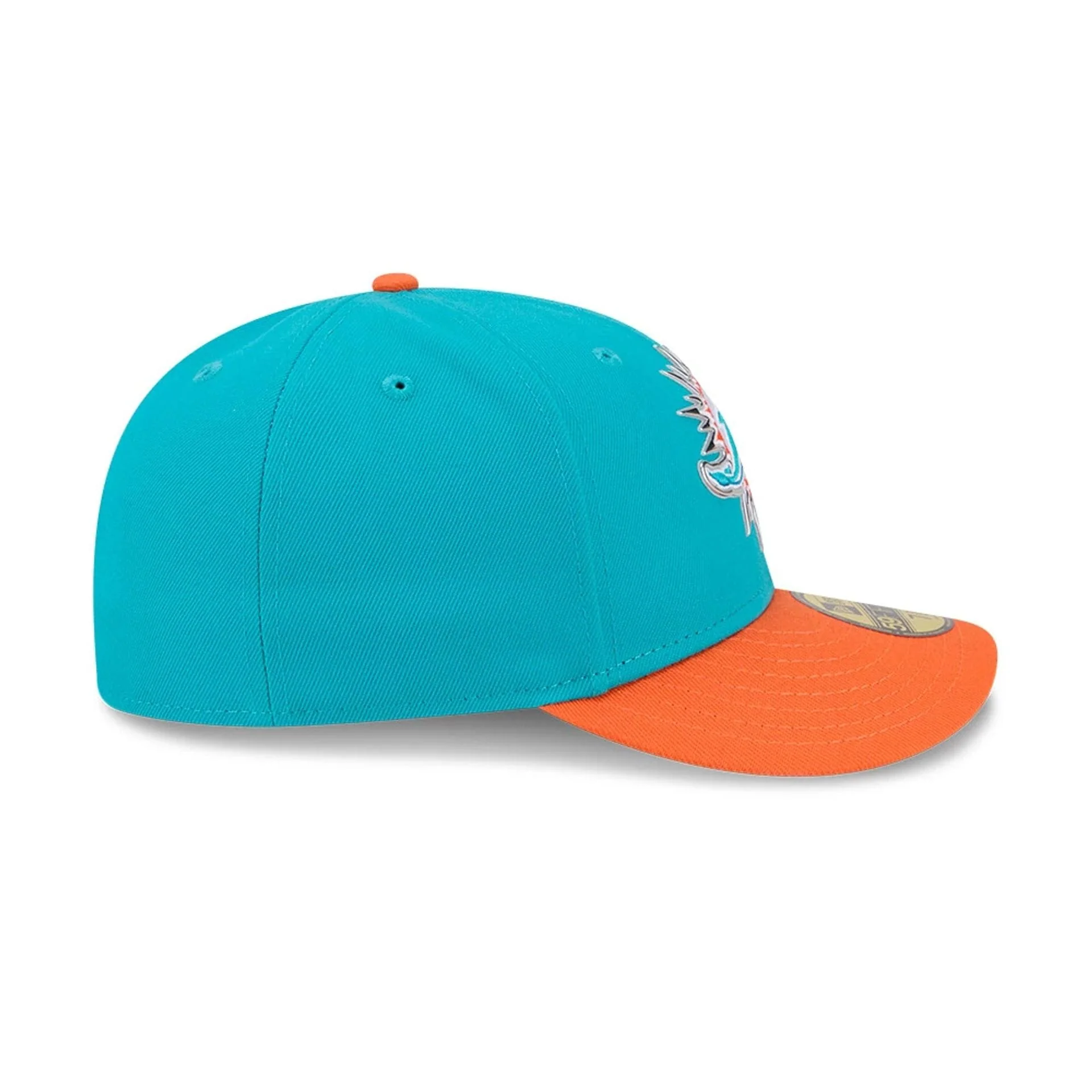 Miami Dolphins NFL Draft 2026 Turquoise 59FIFTY Fitted Cap - Image 7