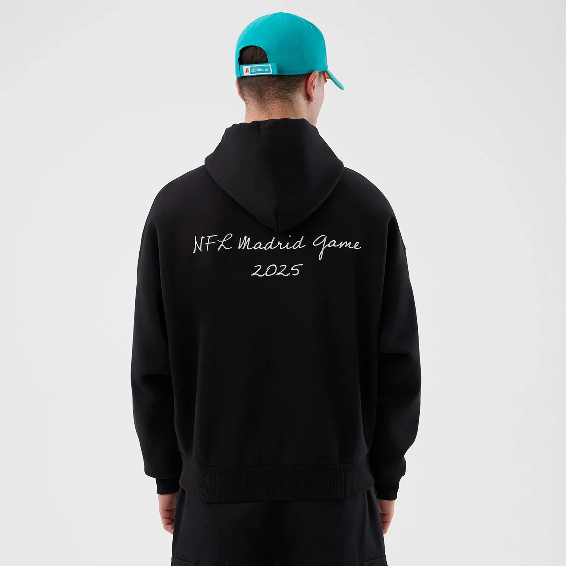 Miami Dolphins NFL International Series Games Black Pullover Hoodie - Image 2