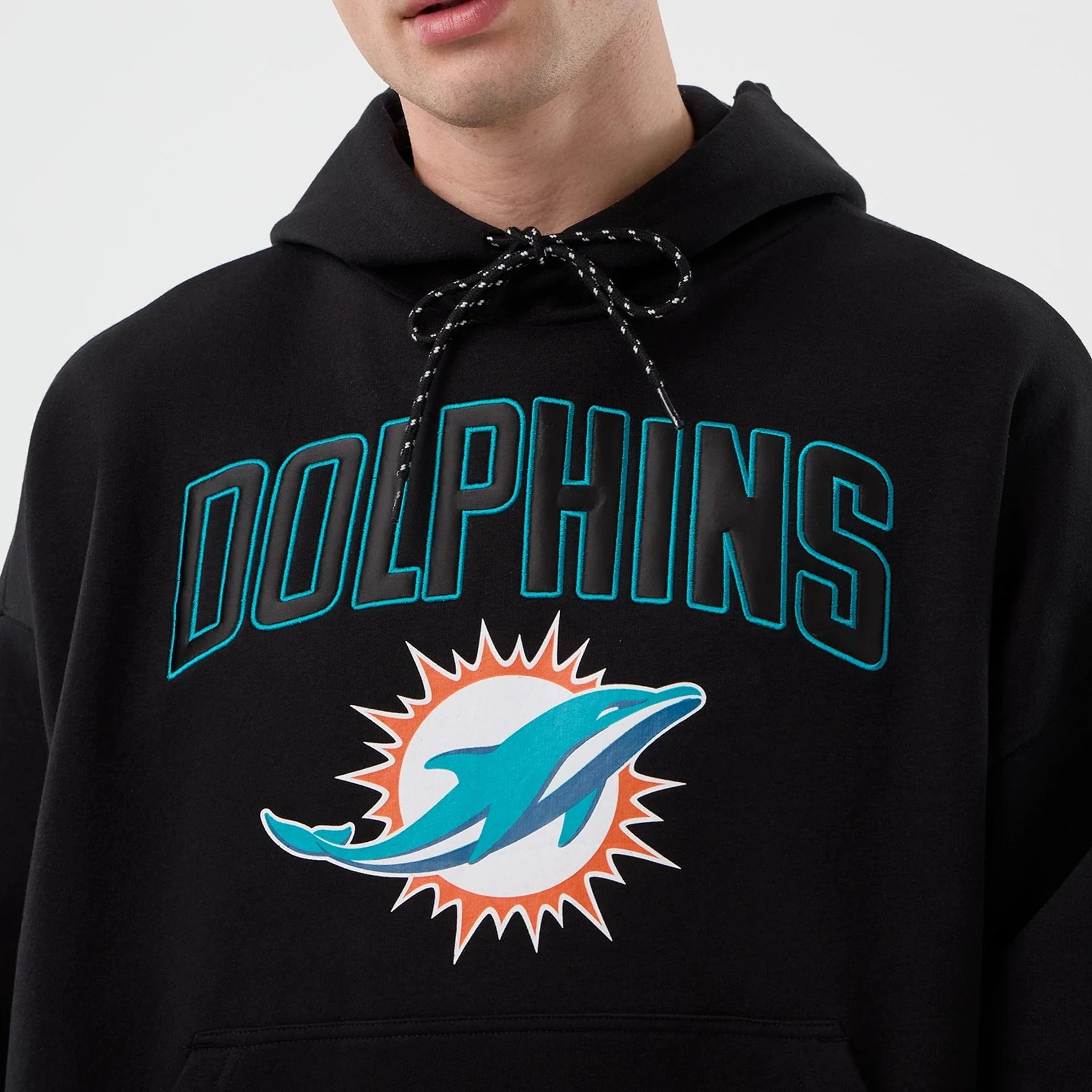 Miami Dolphins NFL International Series Games Black Pullover Hoodie - Image 3