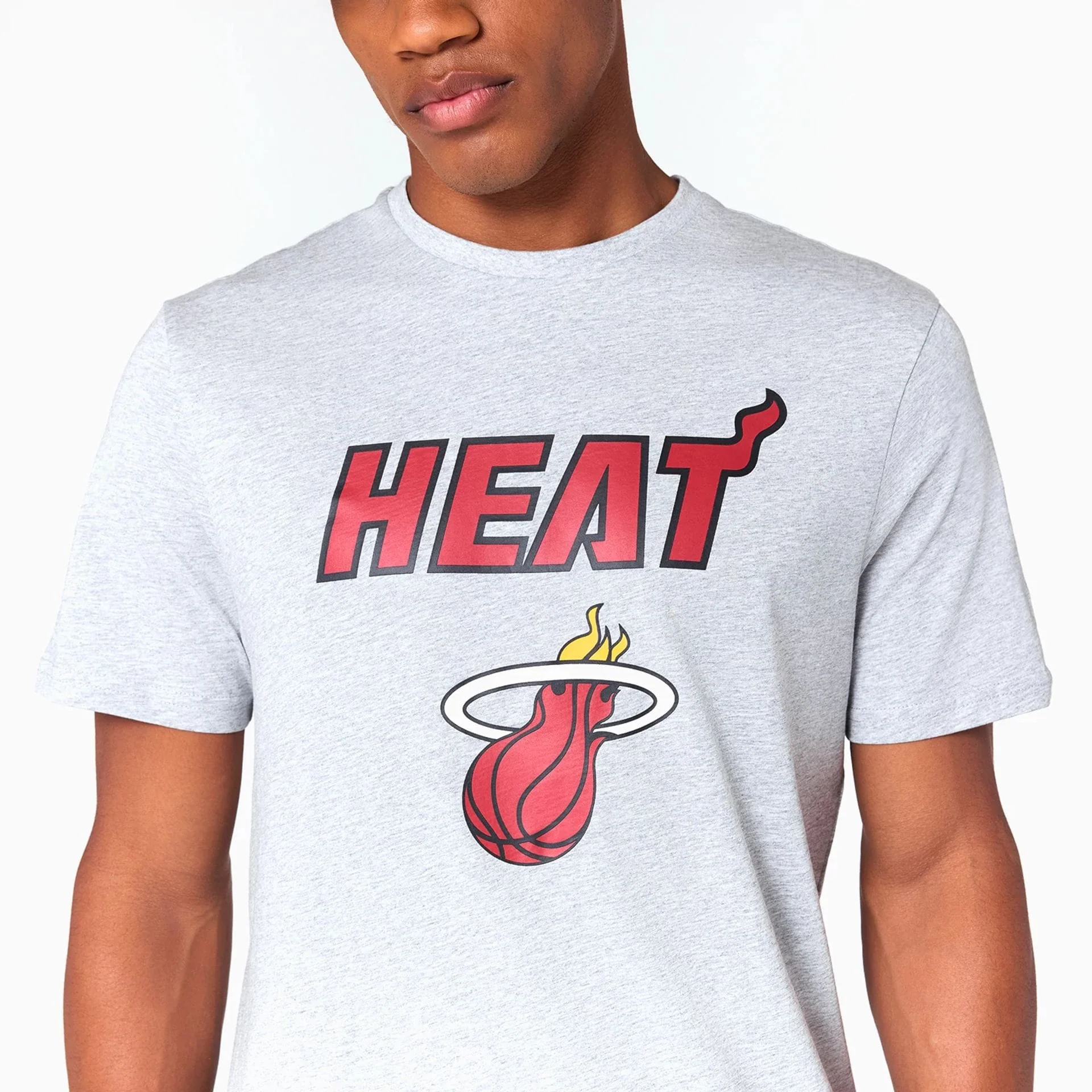 Miami Heat NBA Grey T-Shirt - Image 2