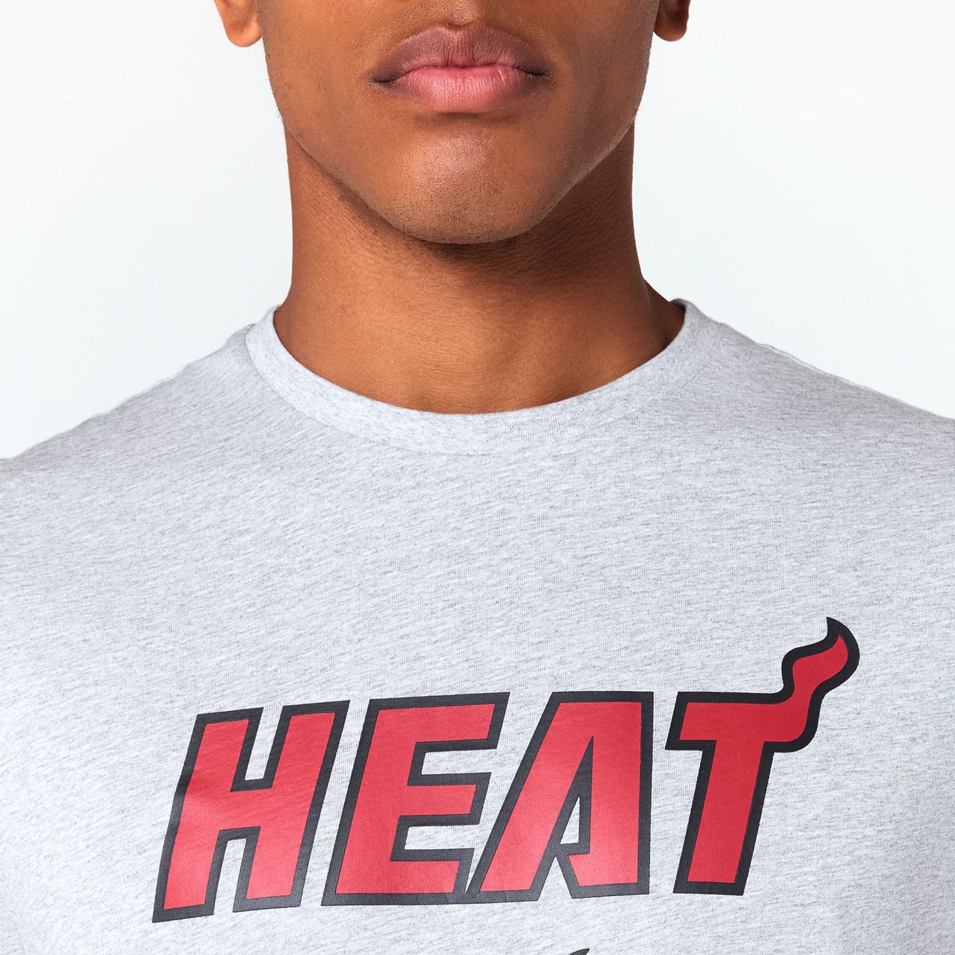 Miami Heat NBA Grey T-Shirt - Image 3