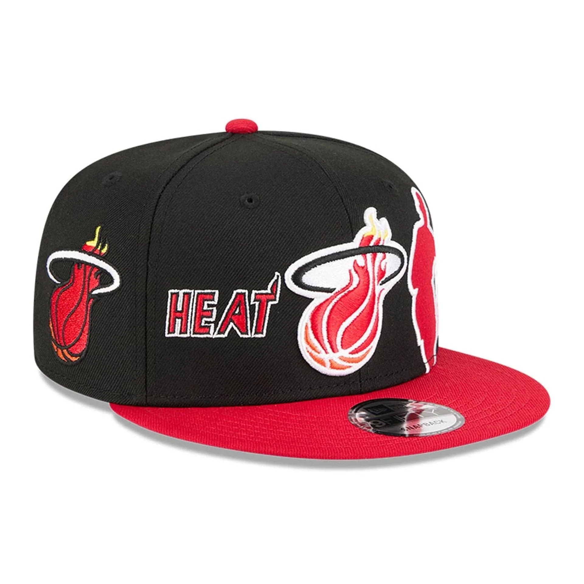 Miami Heat NBA Hardwood Classic ASG Black 9FIFTY Snapback Adjustable Cap - Image 4