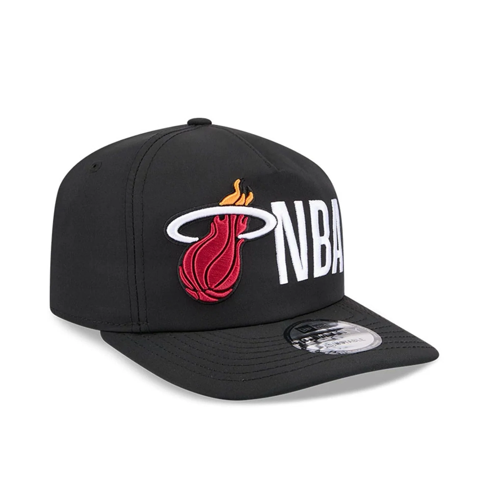 Miami Heat NBA Team Logo Black 19TWENTY Adjustable Cap - Image 4