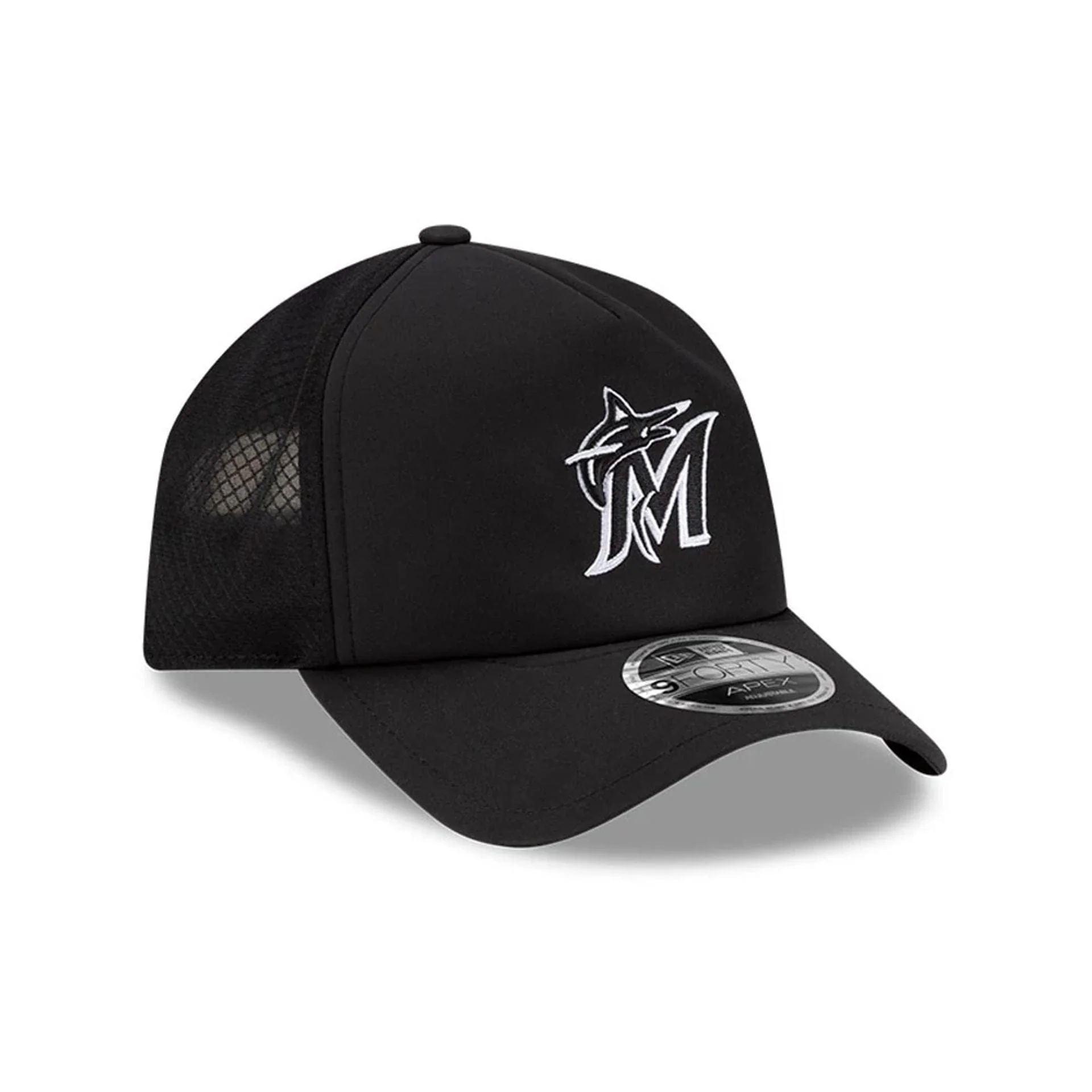 Miami Marlins MLB Batting Practice 2026 Black 9FORTY Apex Adjustable Cap - Image 3