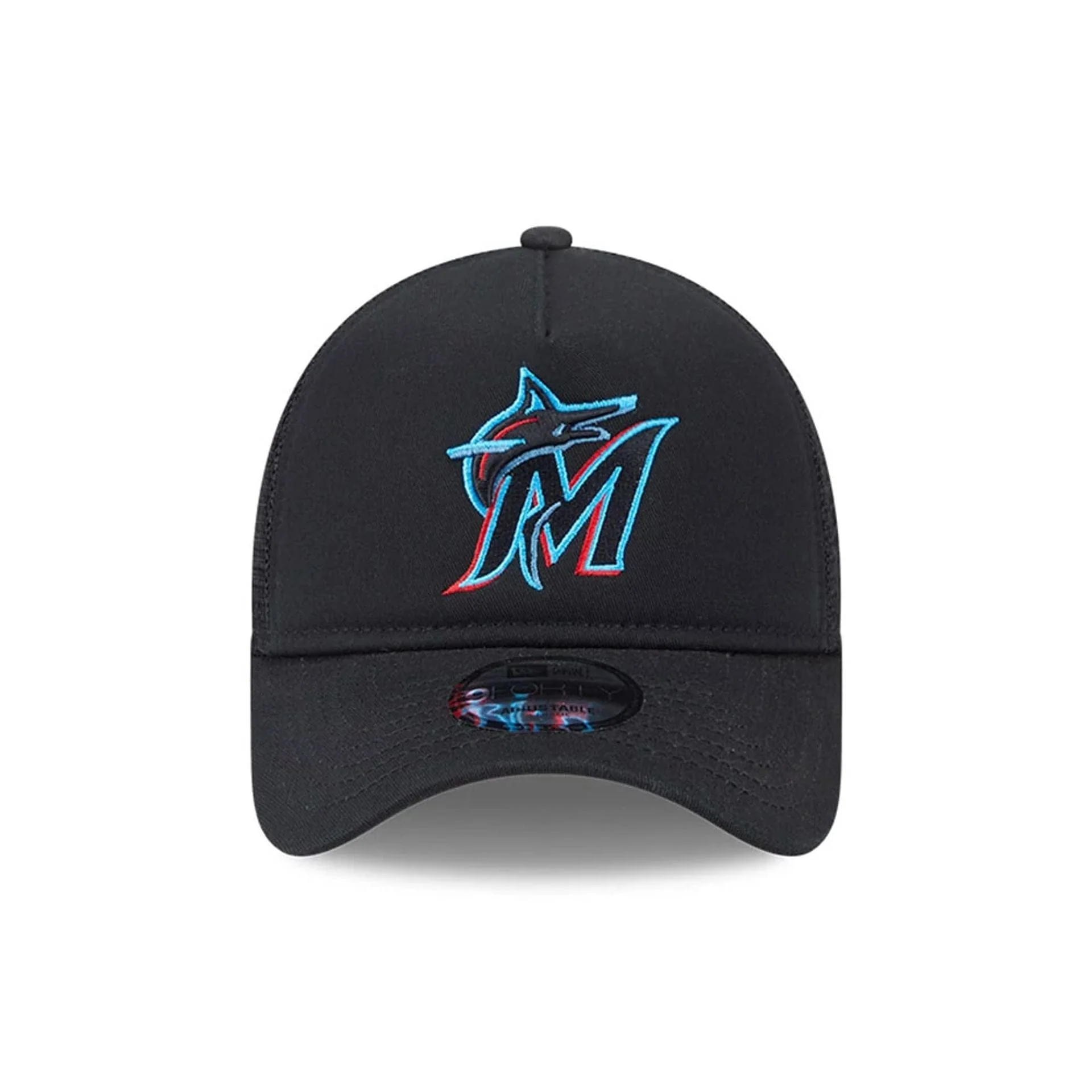 Miami Marlins MLB Evergreen Black 9FORTY A-Frame Adjustable Cap - Image 2