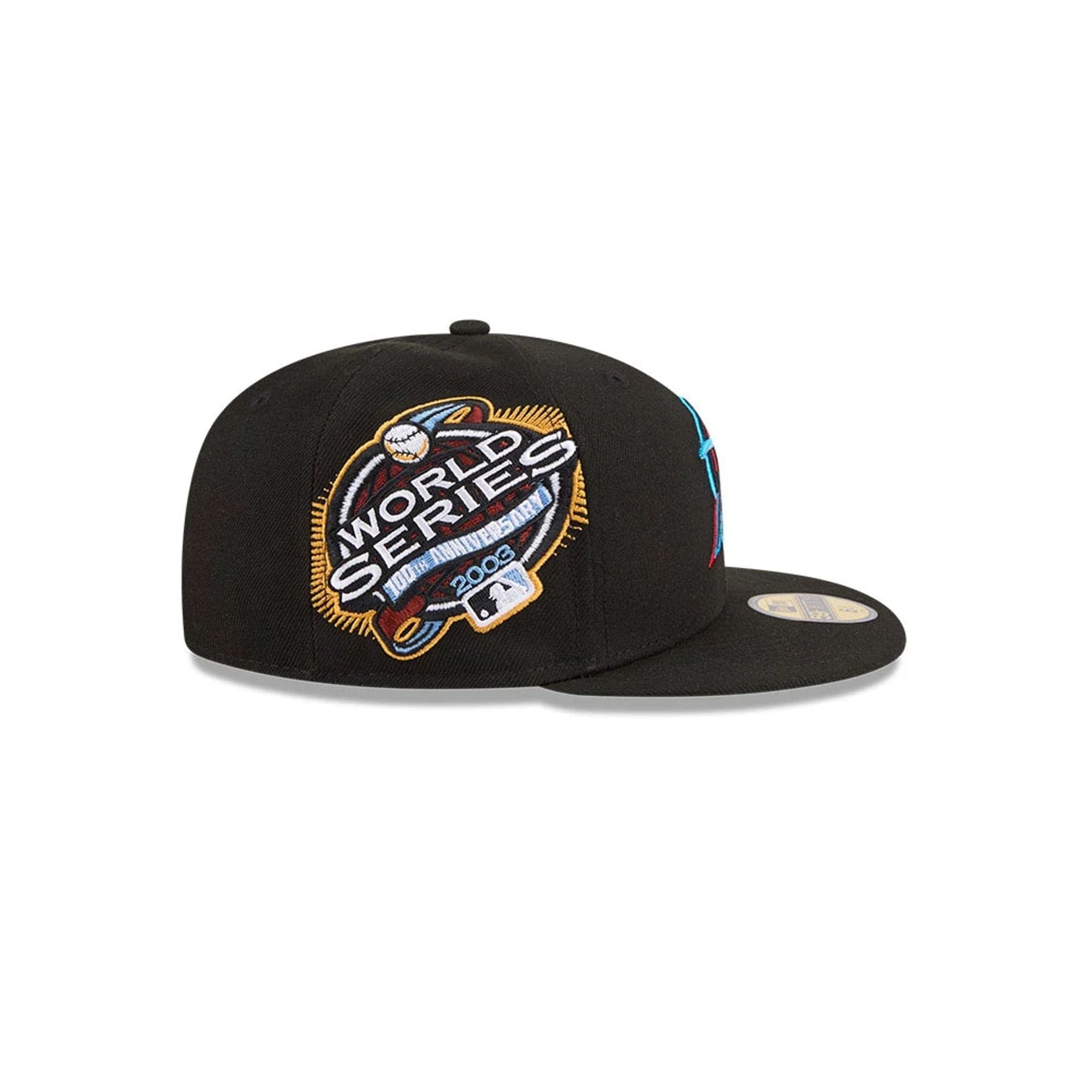 Miami Marlins MLB Hidden Hit Black 59FIFTY Fitted Cap - Image 5