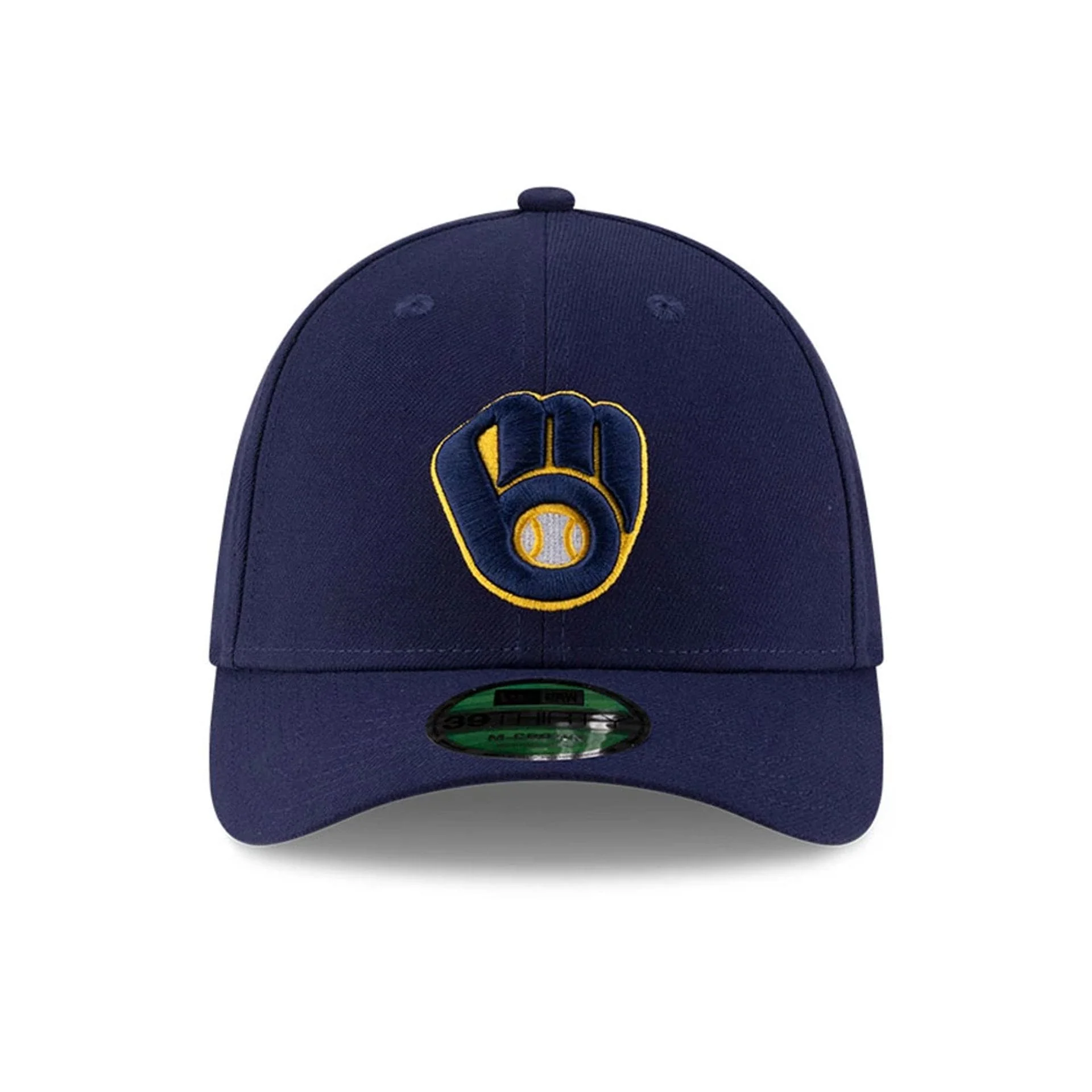 Milwaukee Brewers MLB Player Replica Navy 39THIRTY M-Crown Stretch Fit Cap - Image 3