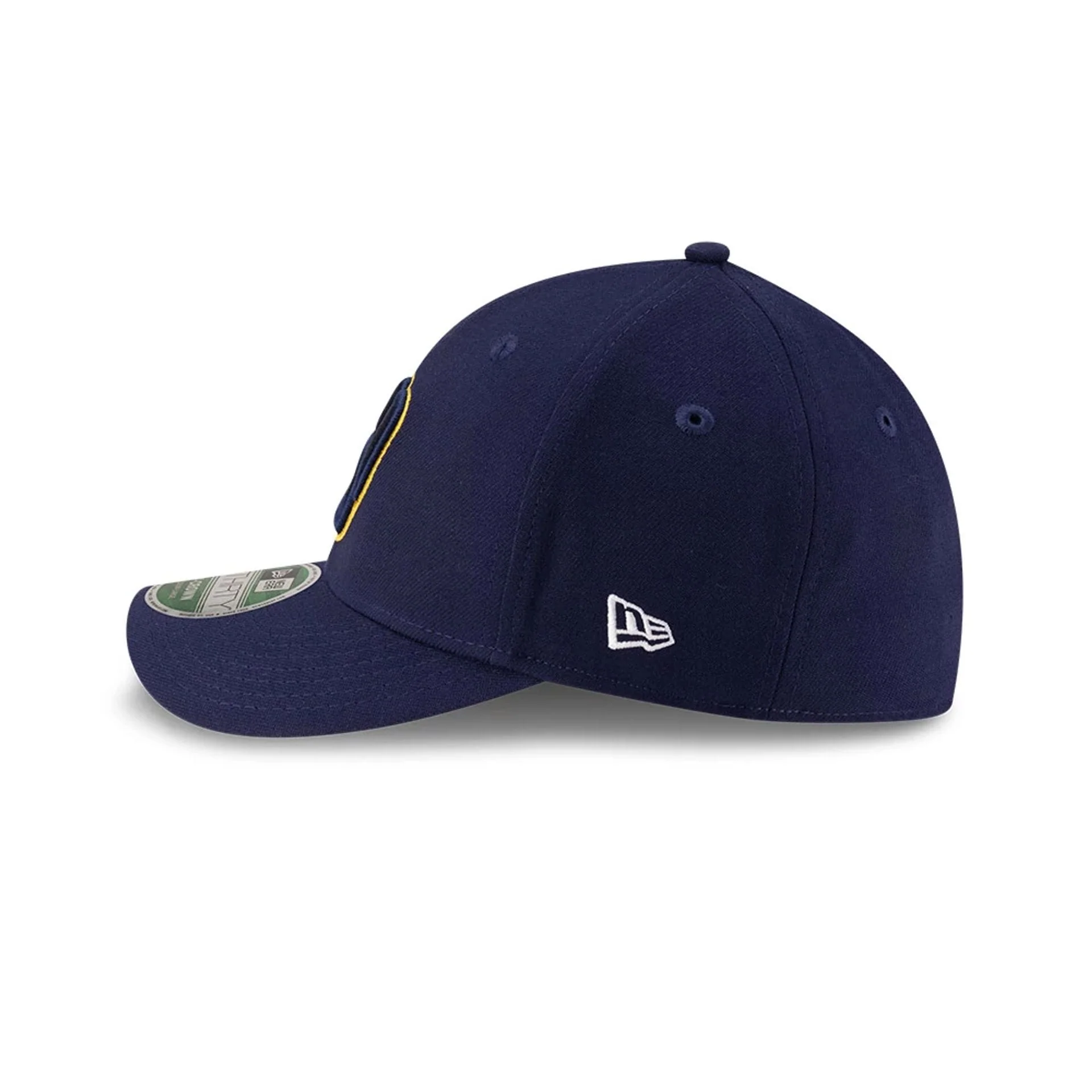Milwaukee Brewers MLB Player Replica Navy 39THIRTY M-Crown Stretch Fit Cap - Image 6