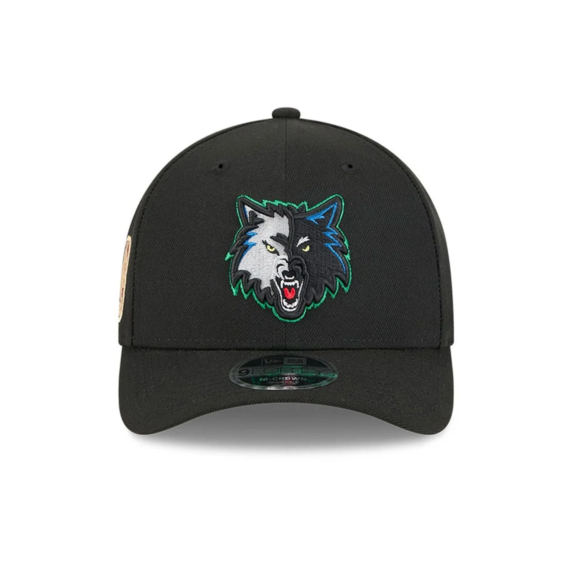 Minnesota Timberwolves NBA Classic Black 9FORTY M-Crown Adjustable Cap - Image 4