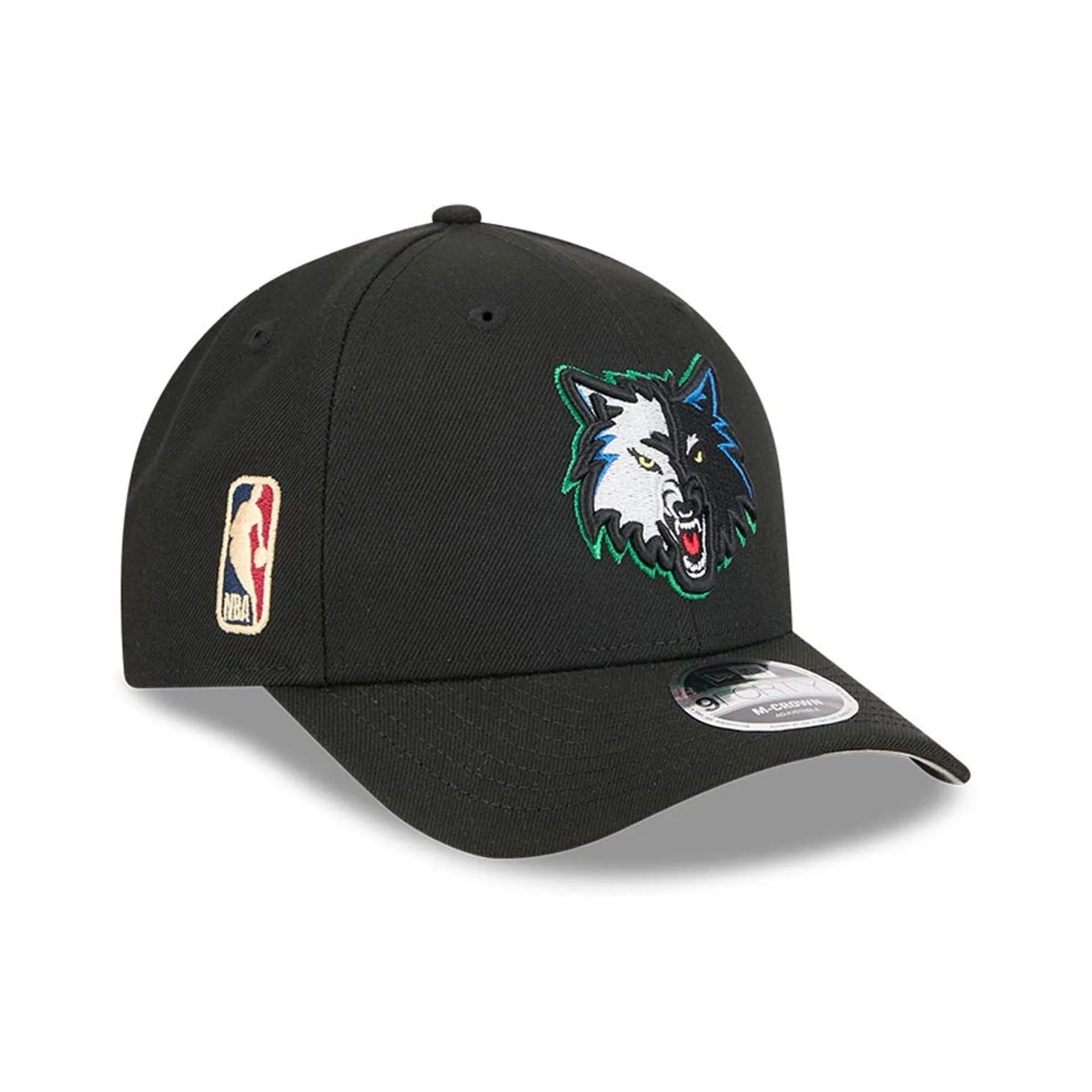 Minnesota Timberwolves NBA Classic Black 9FORTY M-Crown Adjustable Cap - Image 5