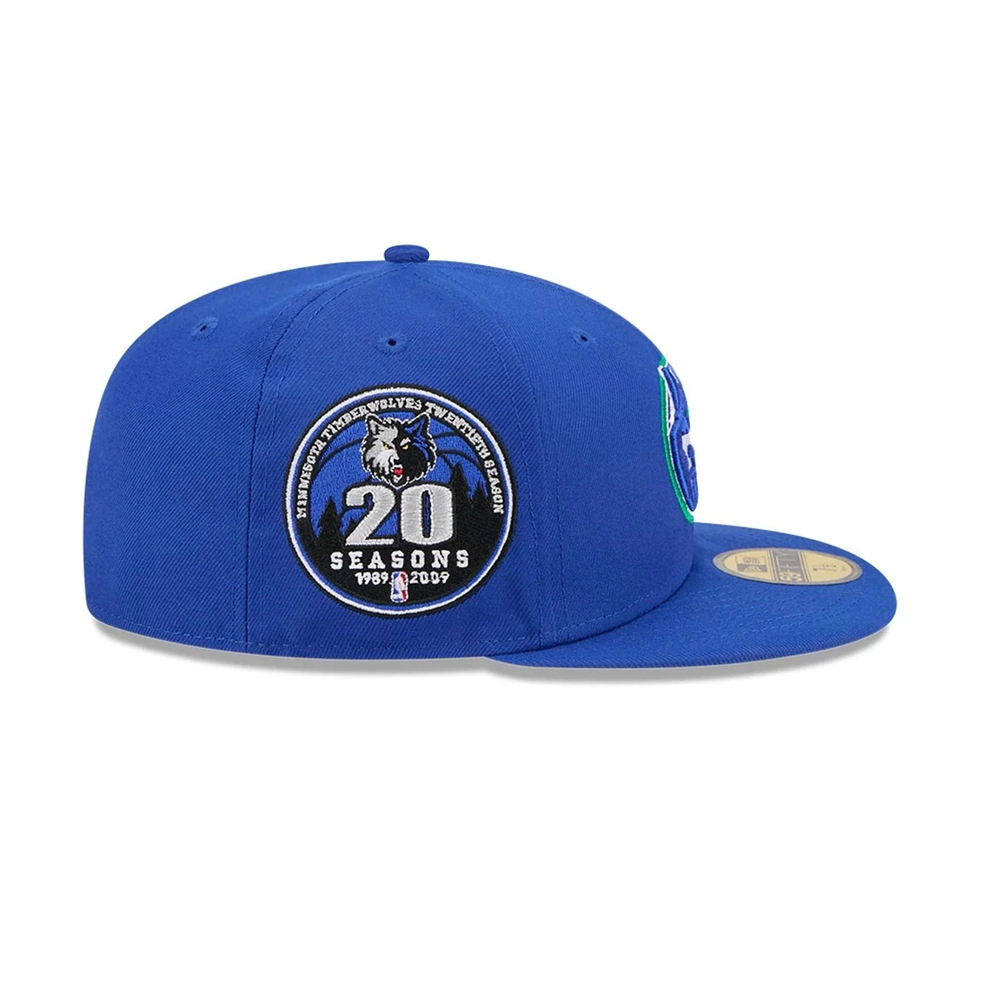 Minnesota Timberwolves NBA Hardwood Classic Blue 59FIFTY Fitted Cap - Image 5