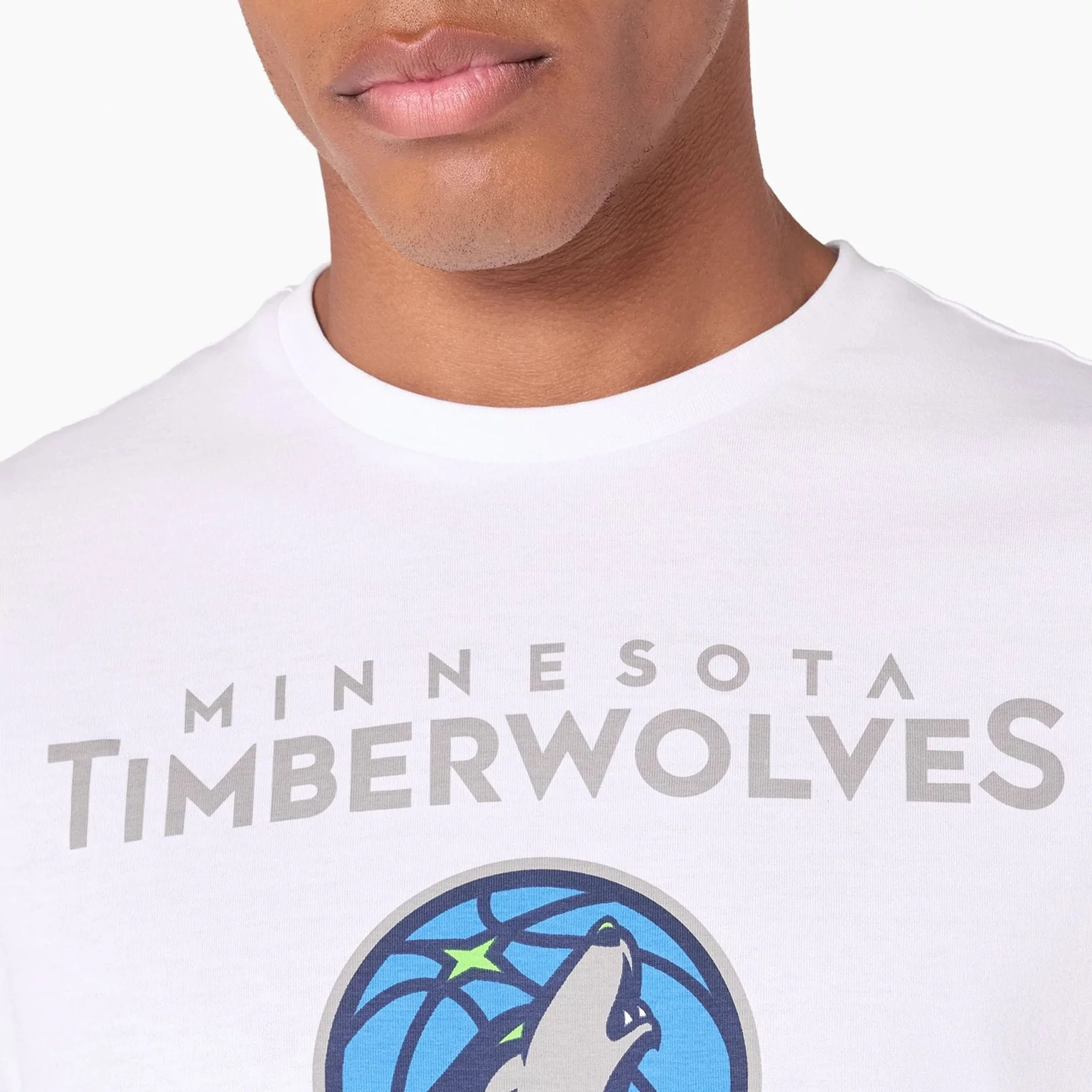 Minnesota Timberwolves NBA White T-Shirt - Image 3