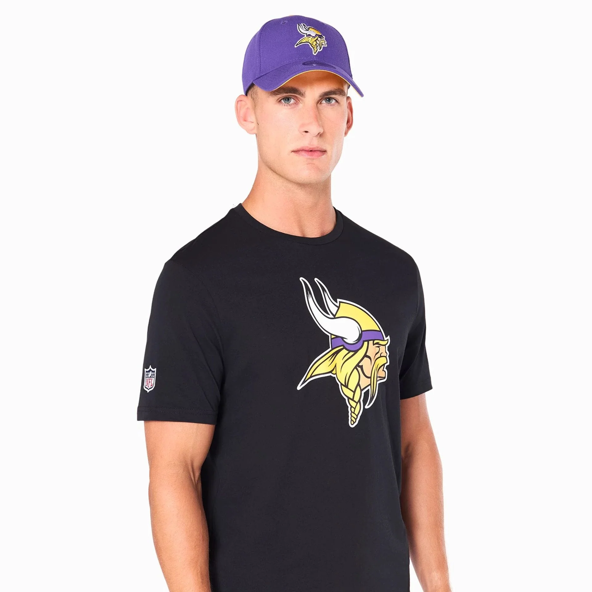 Minnesota Vikings NFL Black T-Shirt - Image 3