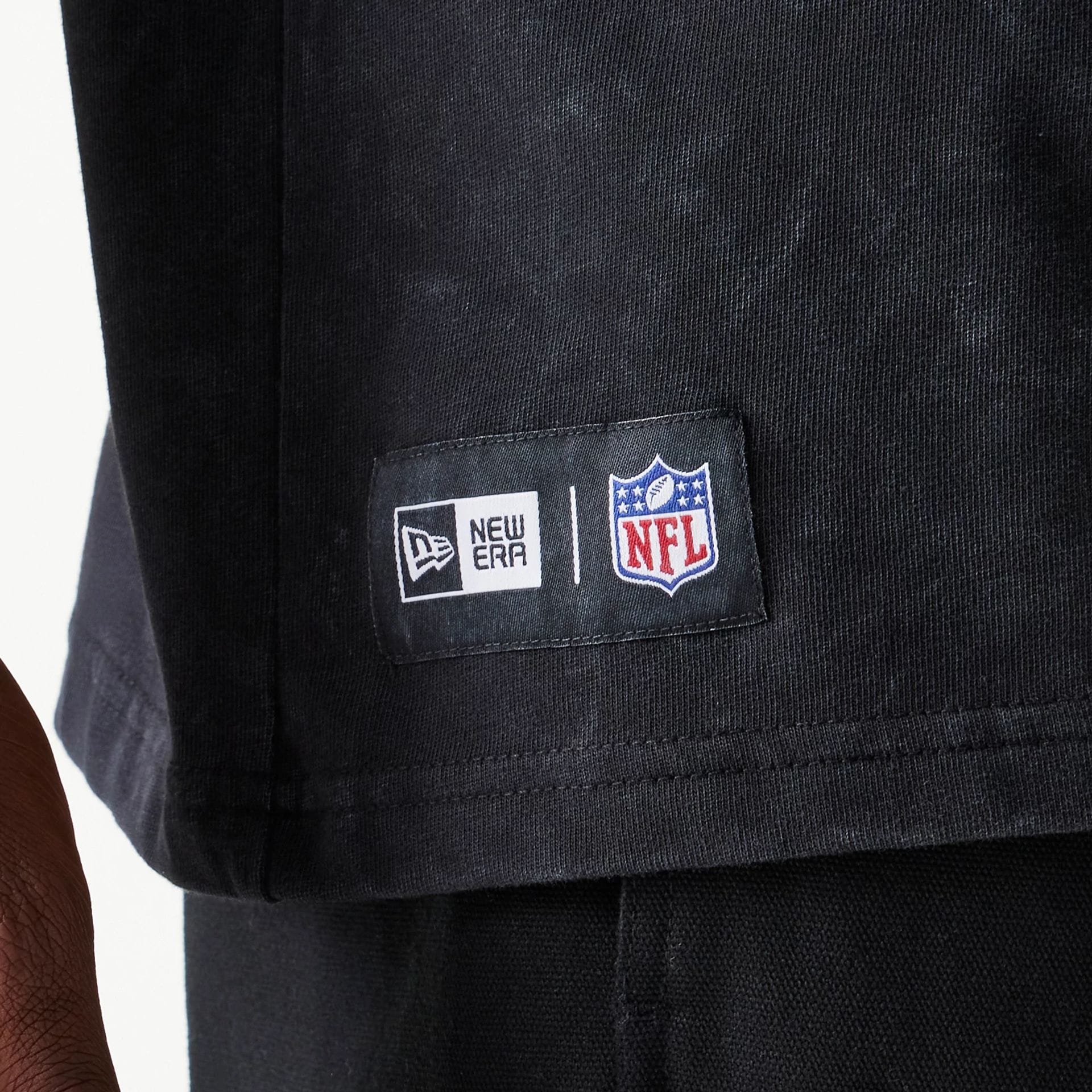 Minnesota Vikings NFL Games Premium Apparel Black Oversized T-Shirt - Image 3