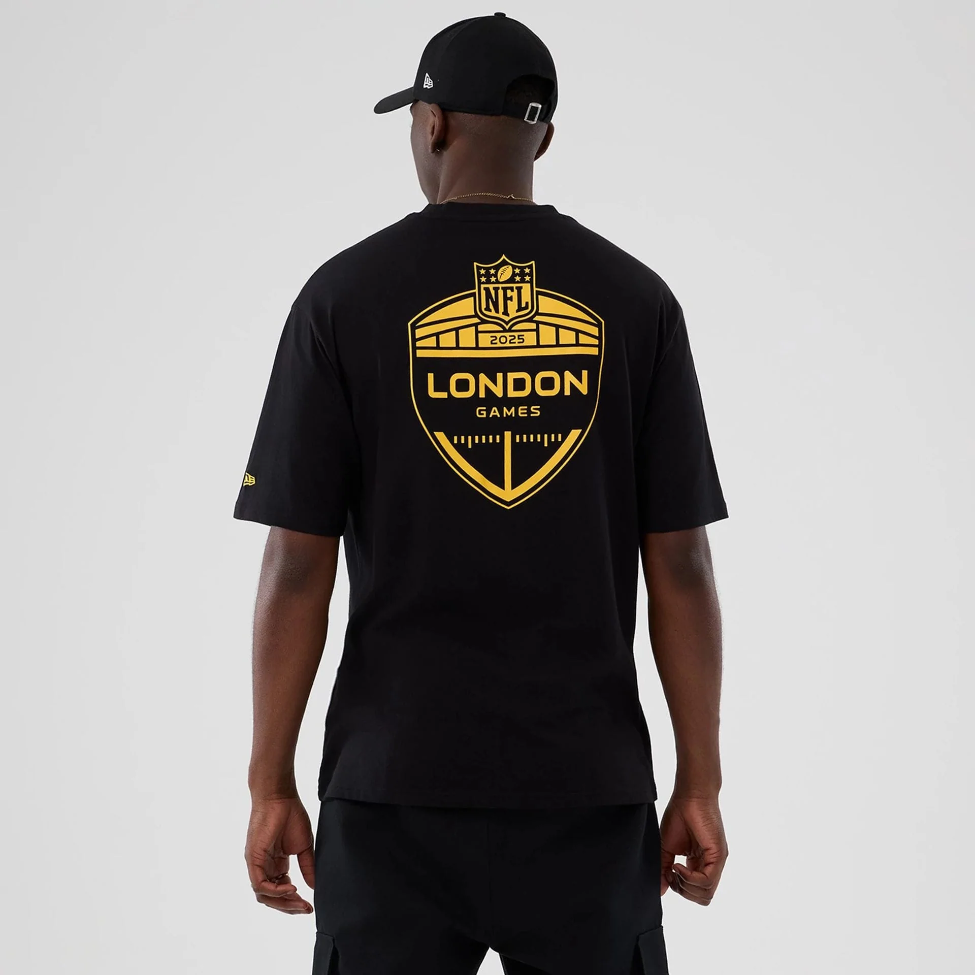 Minnesota Vikings NFL International Series Games 2025 Black Oversized T-Shirt - Image 2