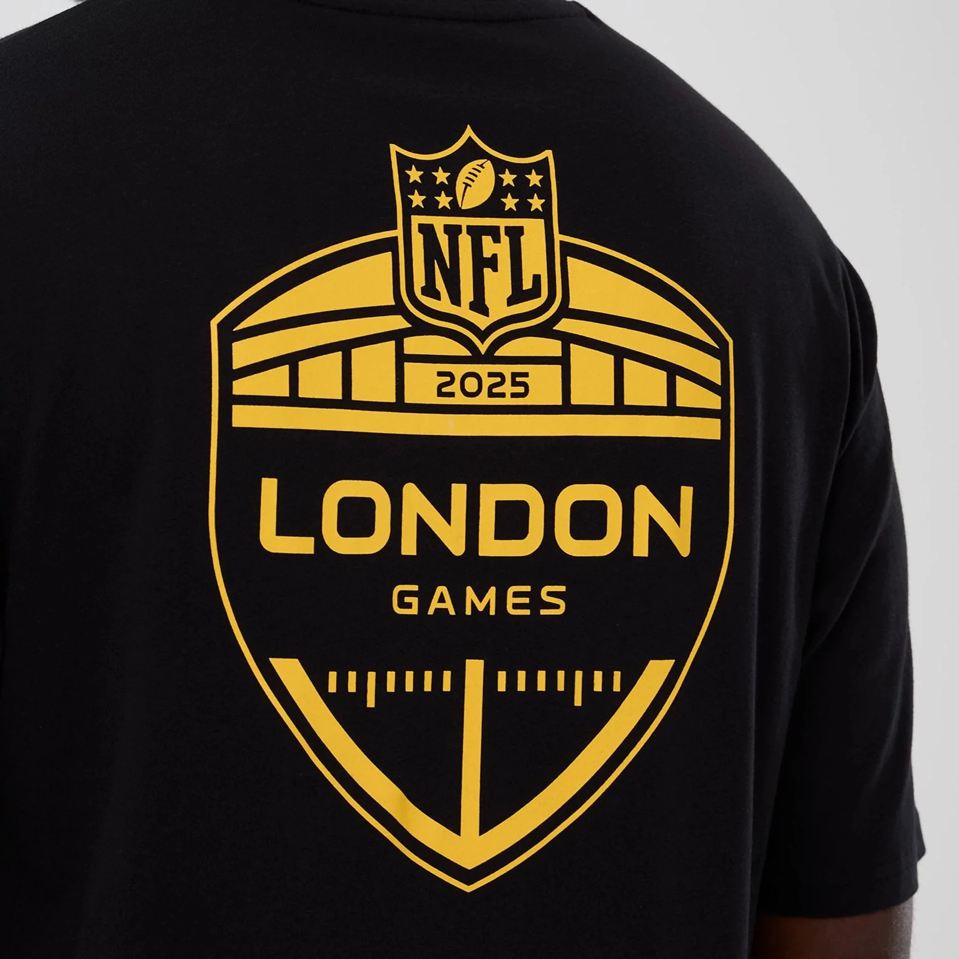 Minnesota Vikings NFL International Series Games 2025 Black Oversized T-Shirt - Image 4