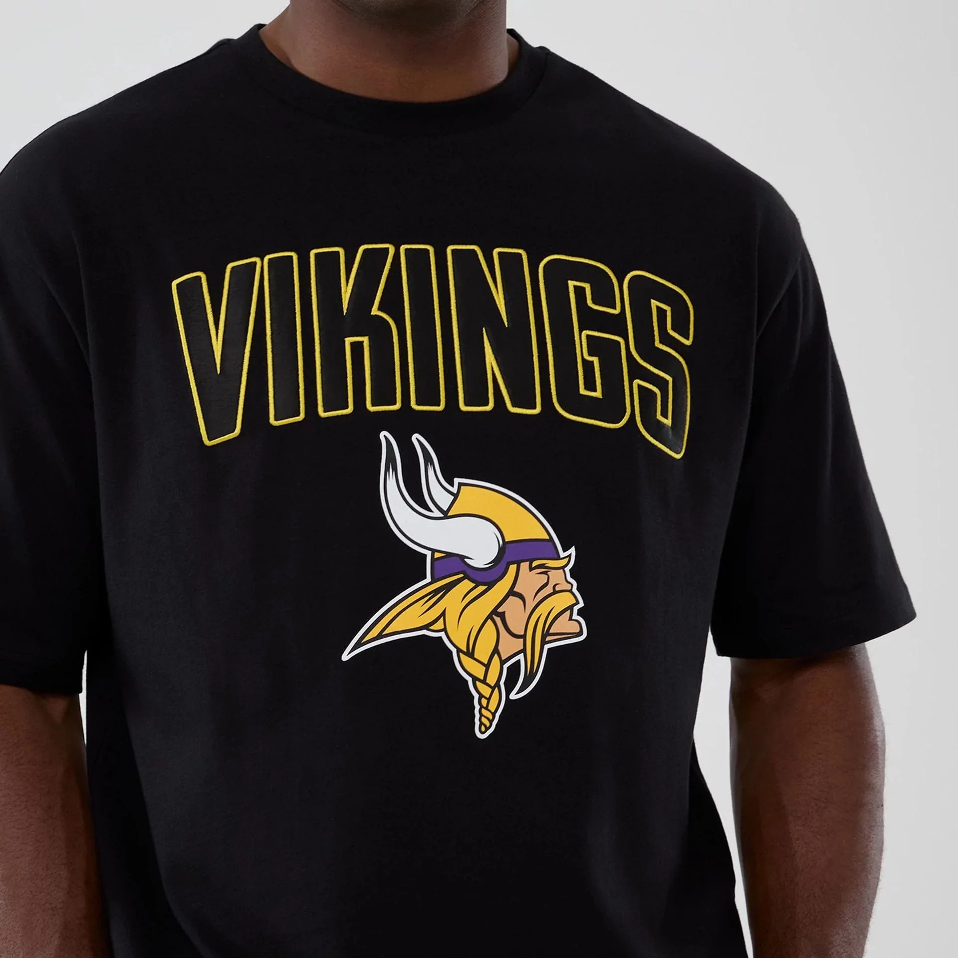 Minnesota Vikings NFL International Series Games 2025 Black Premium T-Shirt - Image 3