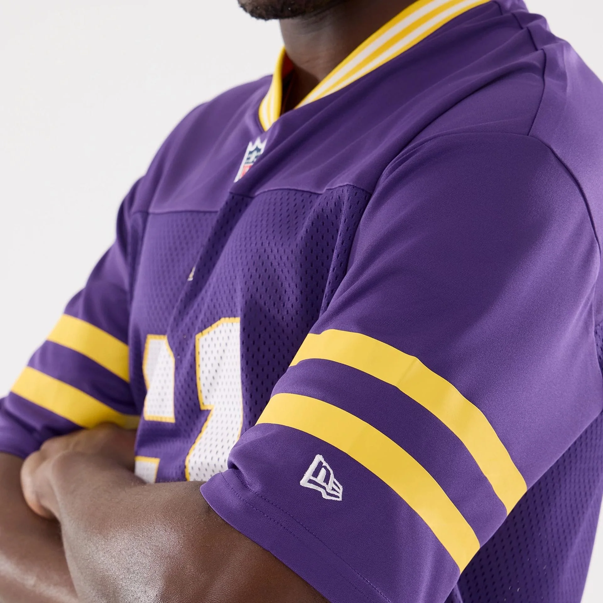 Minnesota Vikings NFL Mesh Purple Mesh Jersey - Image 4
