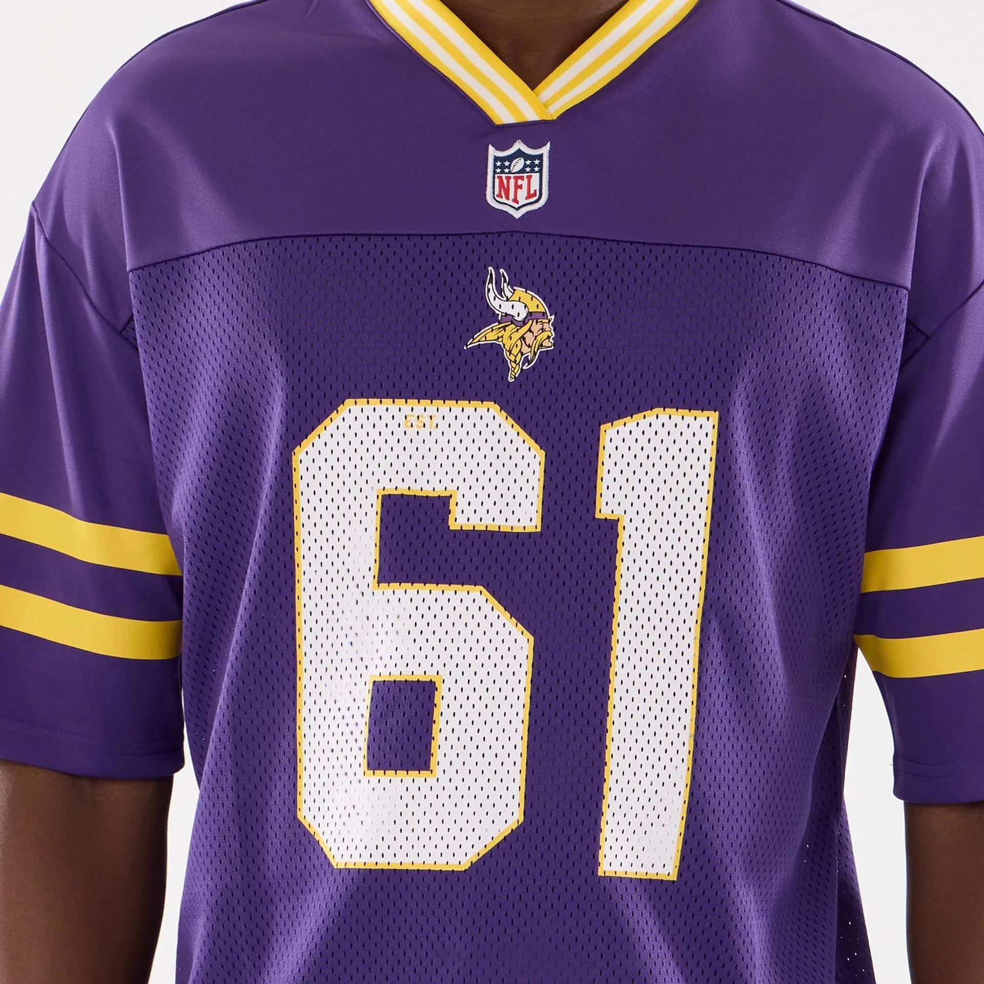 Minnesota Vikings NFL Mesh Purple Mesh Jersey - Image 6