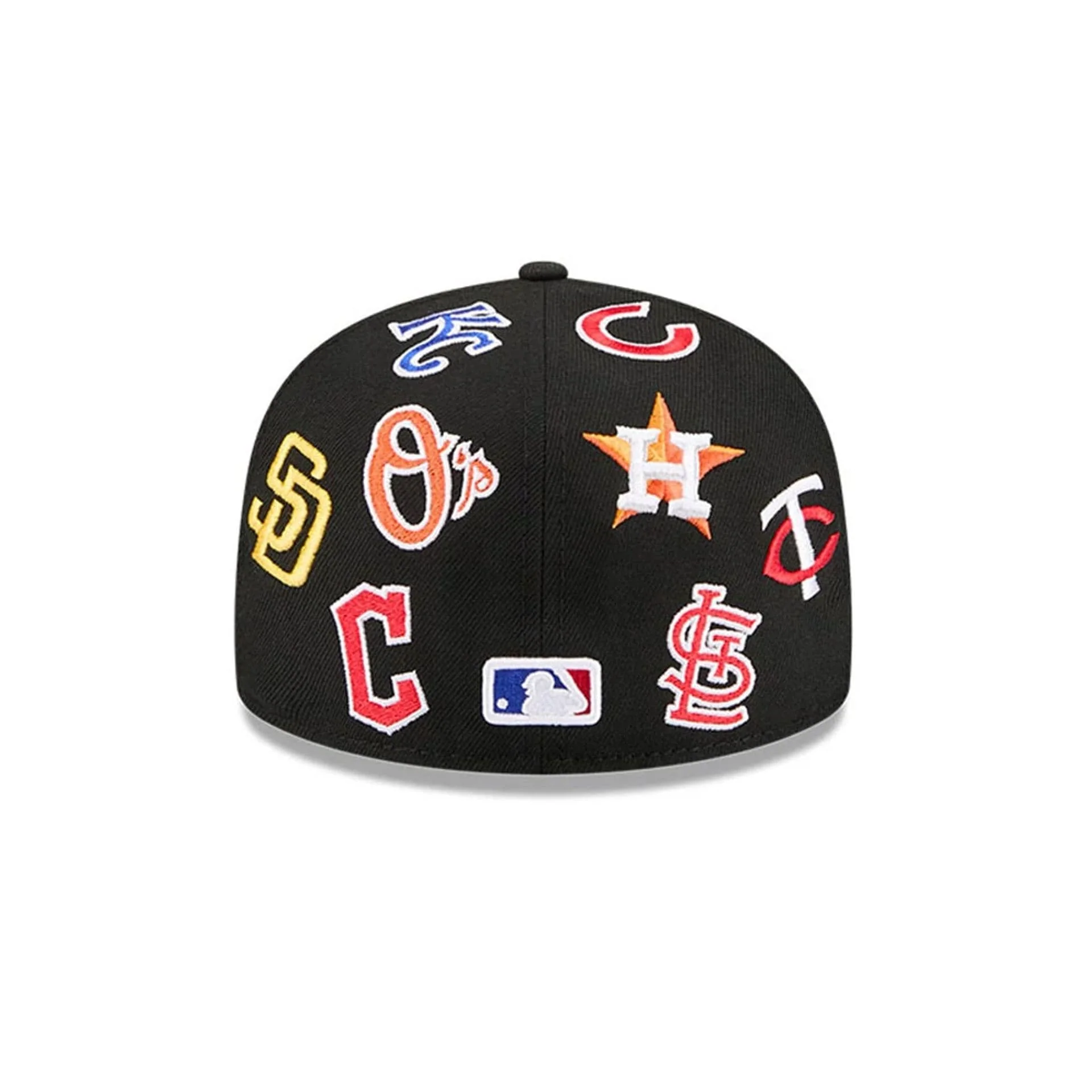 MLB All Over Black 59FIFTY Fitted Cap - Image 5