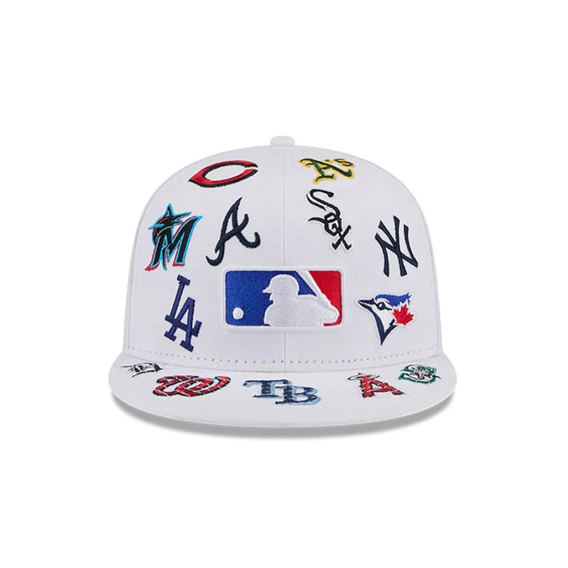 MLB All Over White 59FIFTY Fitted Cap - Image 3