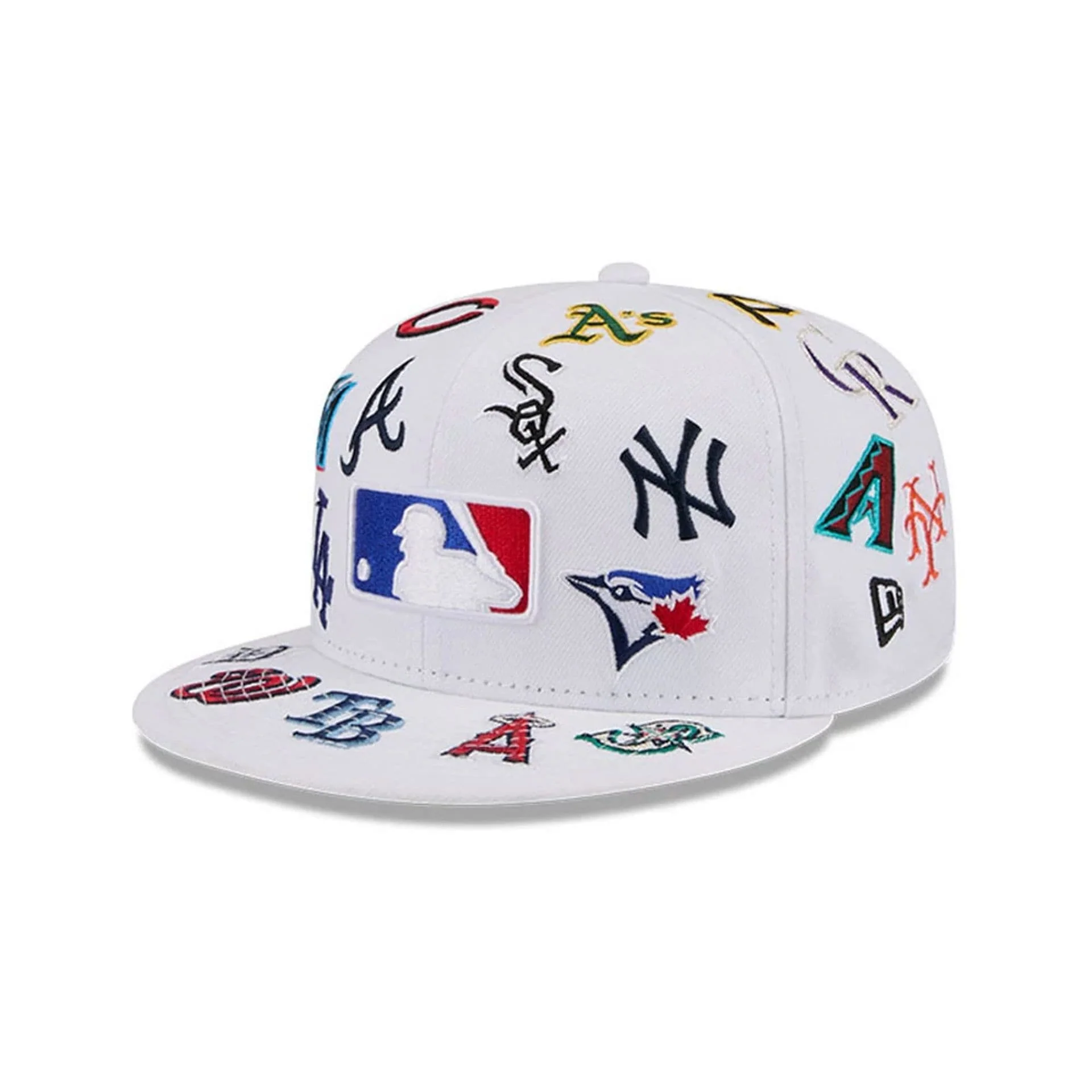 MLB All Over White 59FIFTY Fitted Cap - Image 8