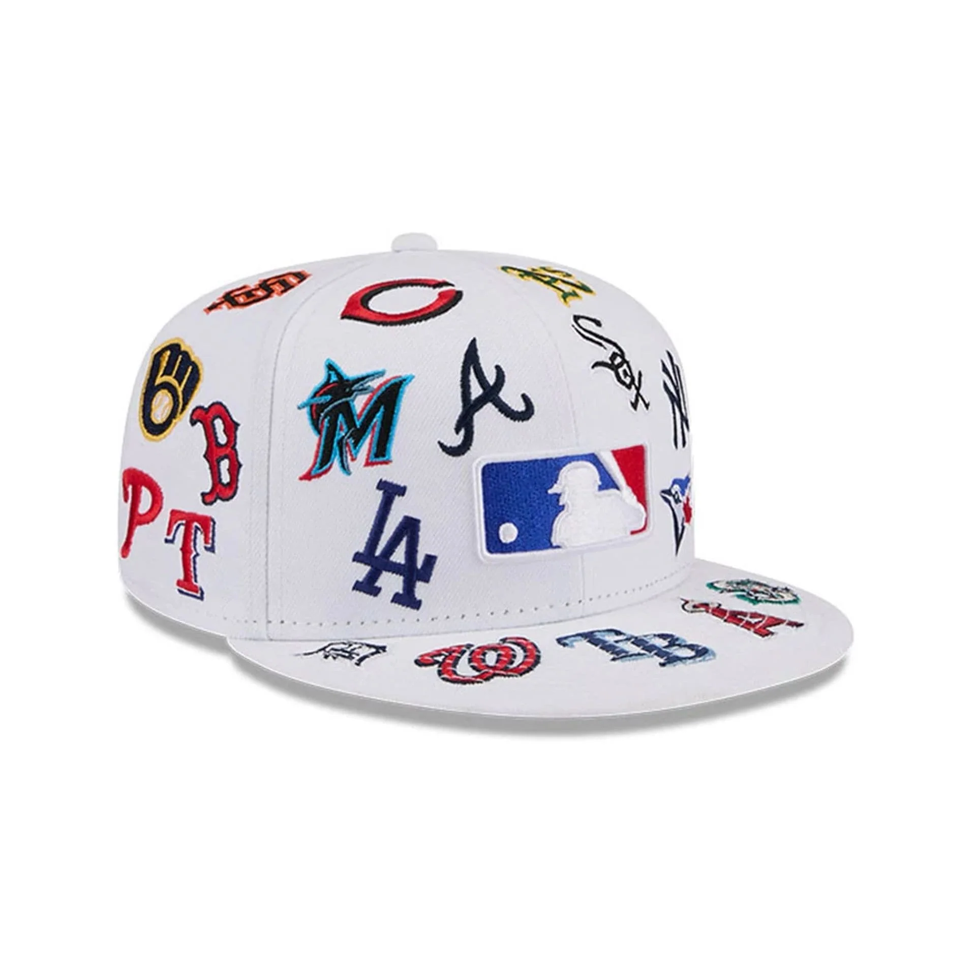 MLB All Over White 59FIFTY Fitted Cap - Image 9