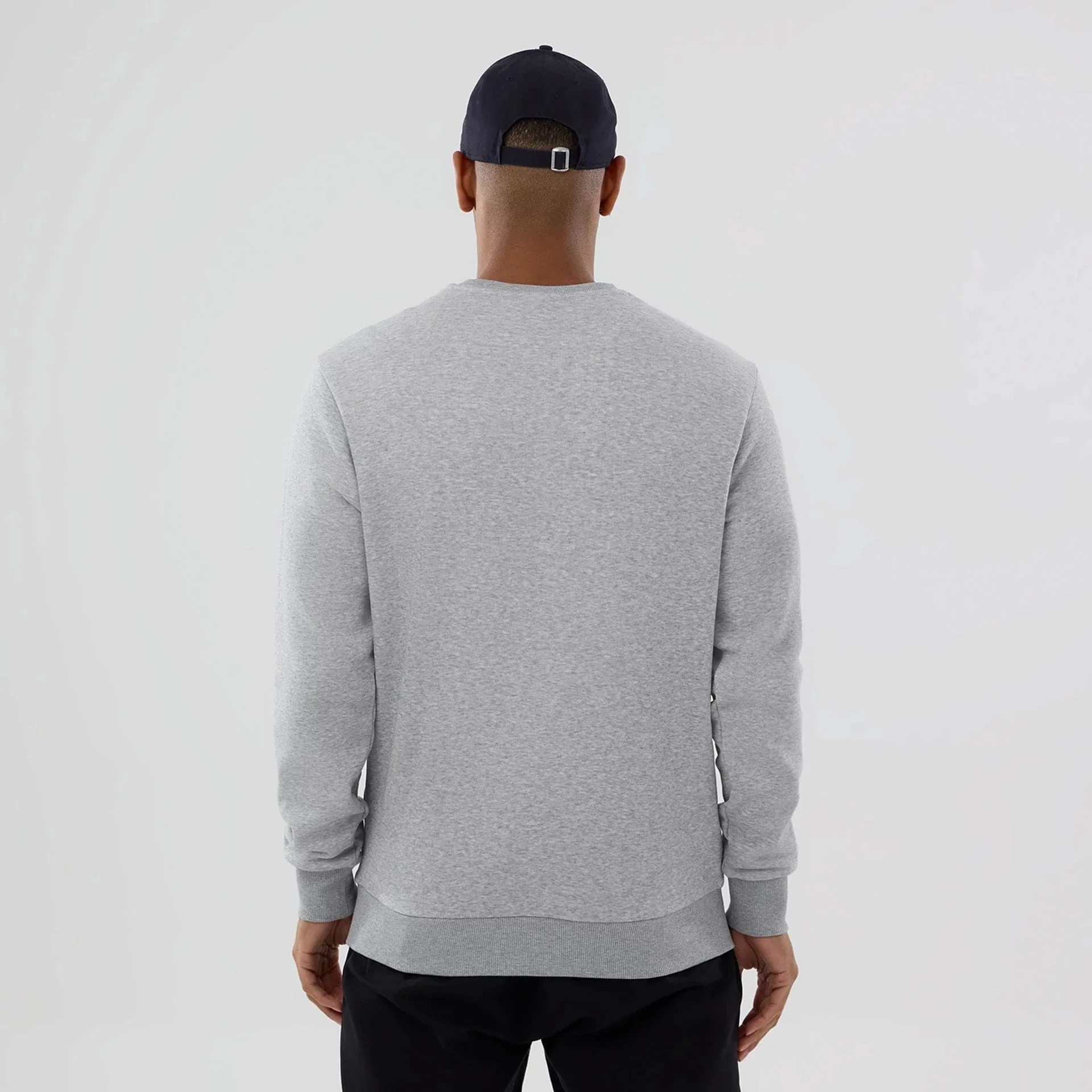 MLB Generic Logo Grey Crew Neck Sweater - Image 2