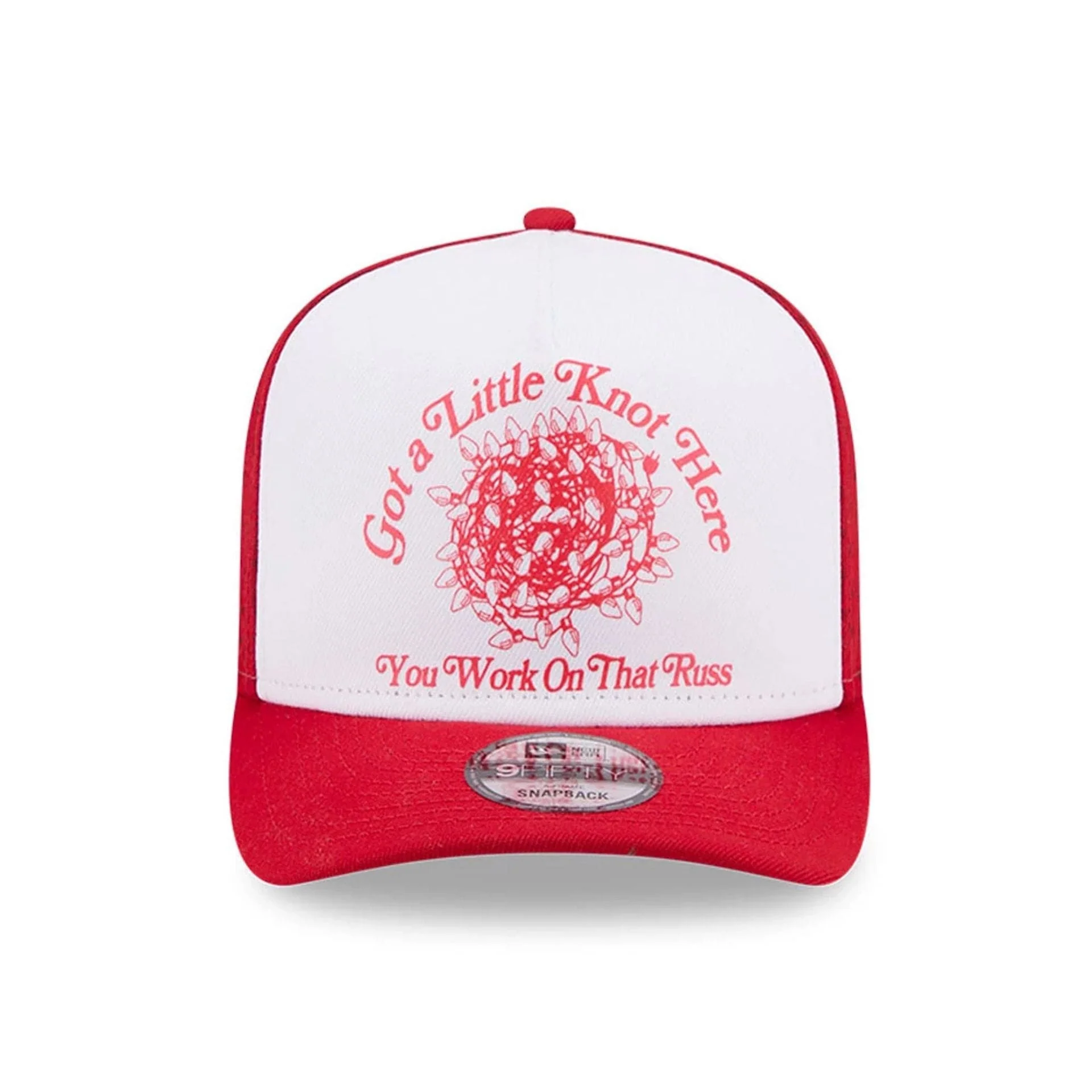 National Lampoons Christmas Red 9FIFTY A-Frame Snapback Adjustable Cap - Image 3