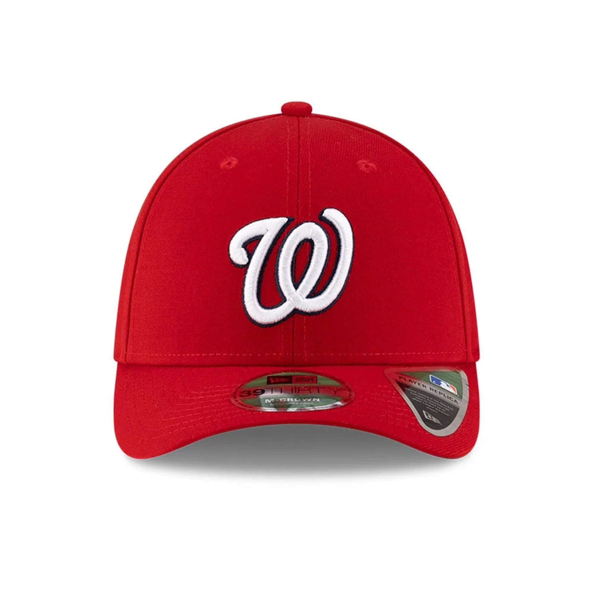 Nationals MLB Player Replica Red 39THIRTY M-Crown Stretch Fit Cap - Image 3