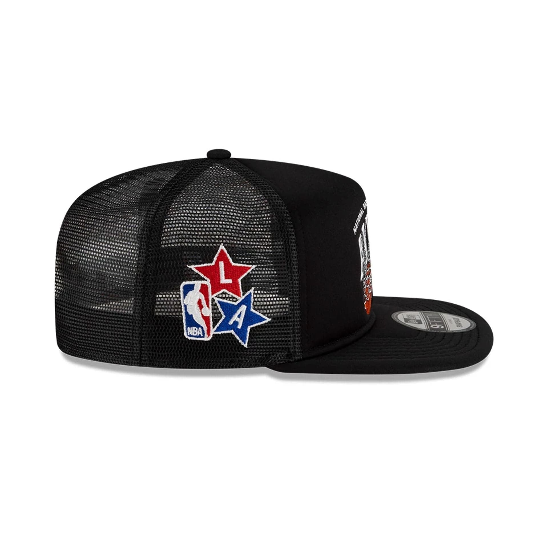 NBA All Star Game NBA X Alpha Black 9FIFTY A-Frame Trucker Adjustable Cap - Image 4