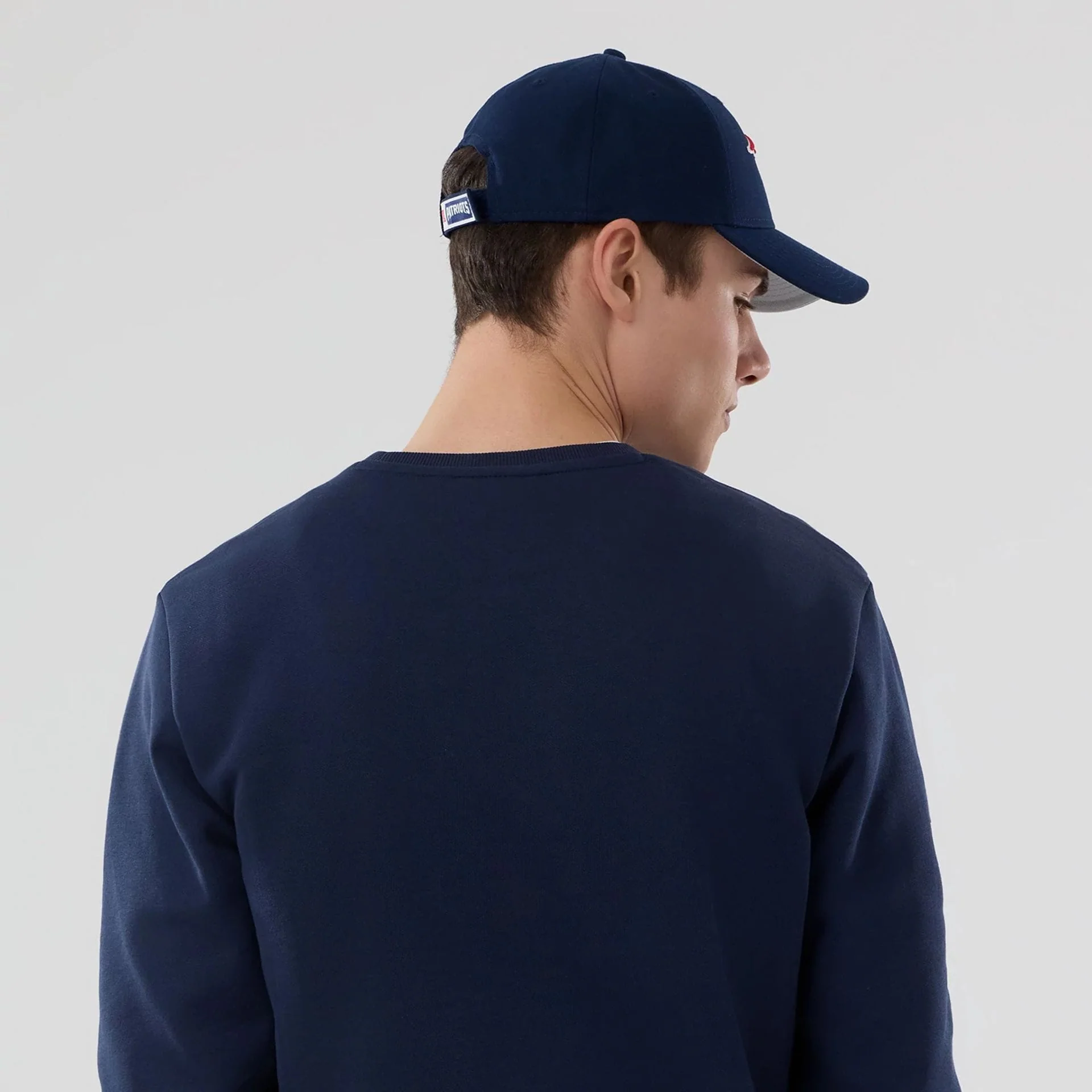 New England Patriots NFL Dark Blue Crew Neck Sweater - Image 7