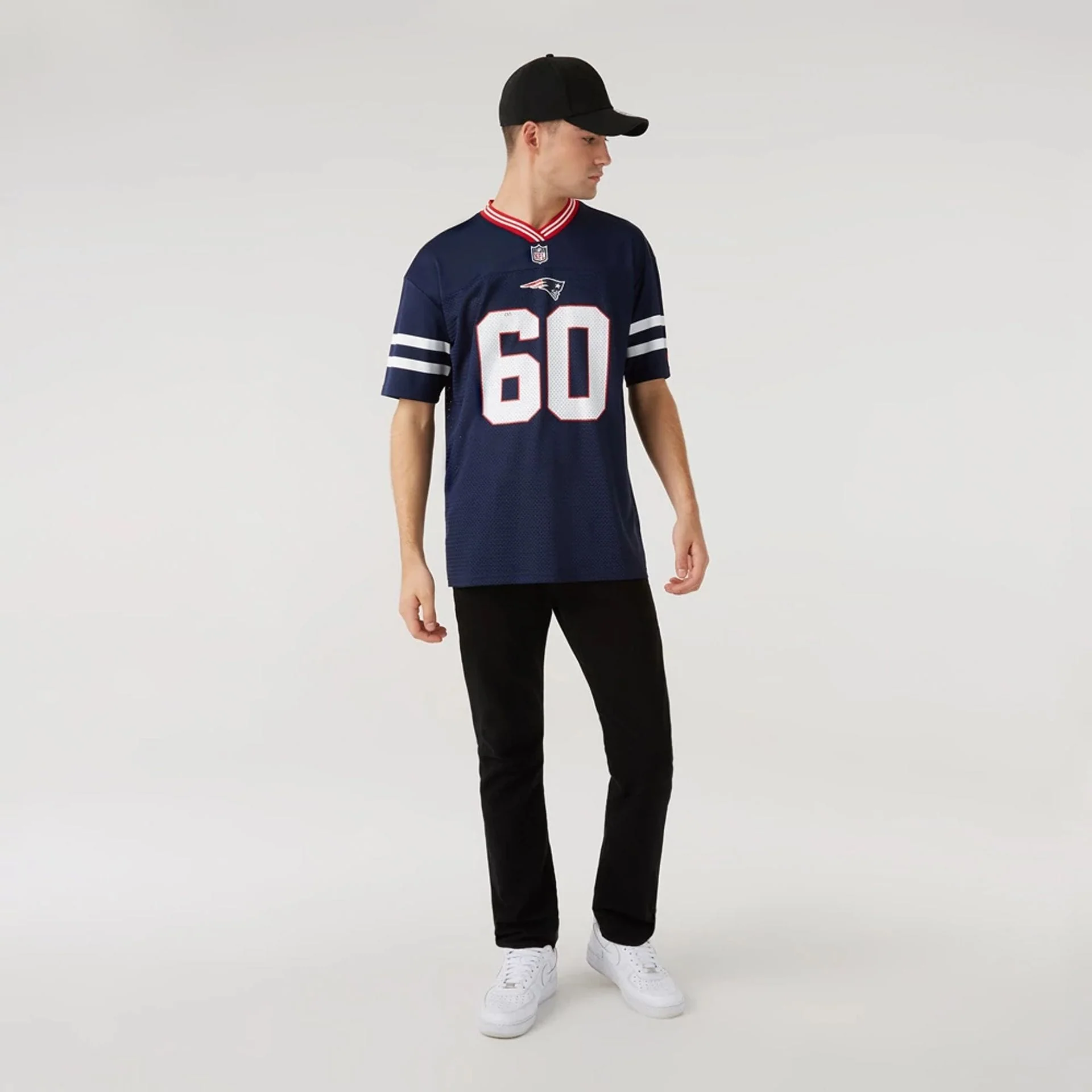 New England Patriots NFL Dark Blue Mesh T-Shirt - Image 8