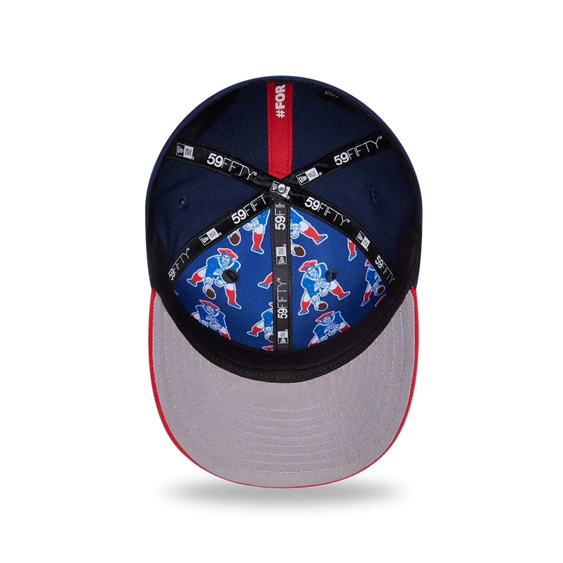 New England Patriots NFL Draft 2026 Dark Blue 59FIFTY Fitted Cap - Image 2