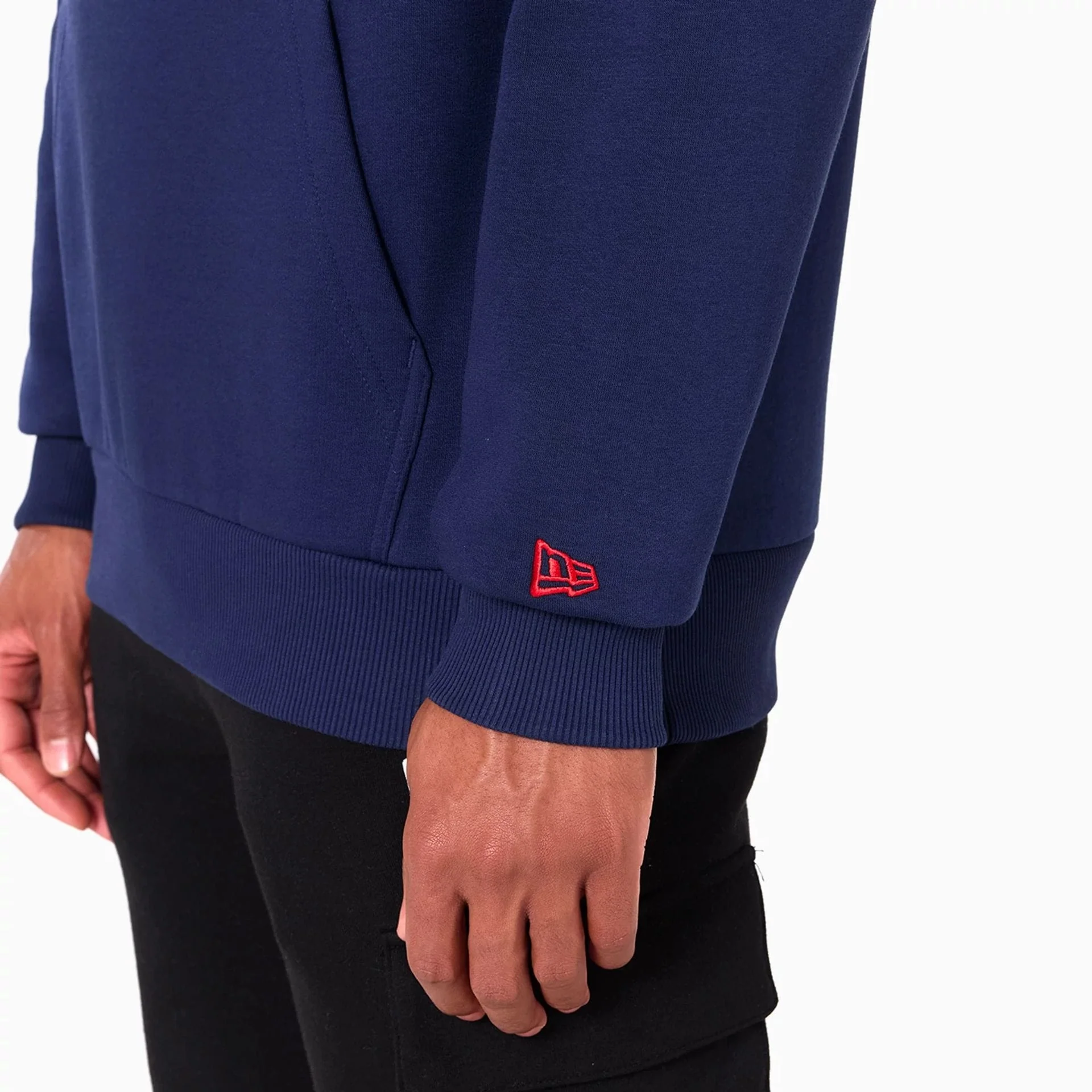 New England Patriots NFL Navy Pullover Hoodie - Image 4