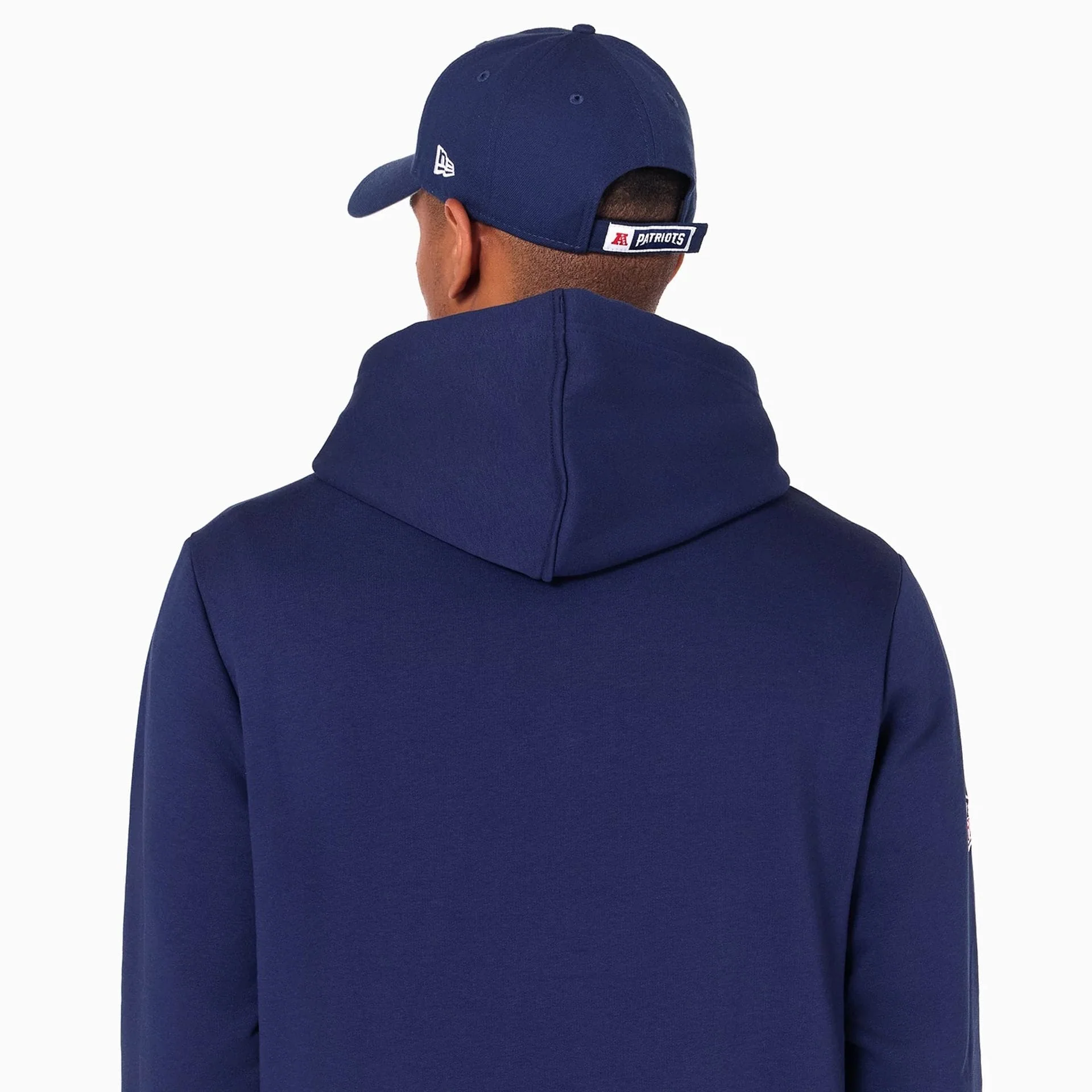 New England Patriots NFL Navy Pullover Hoodie - Image 6