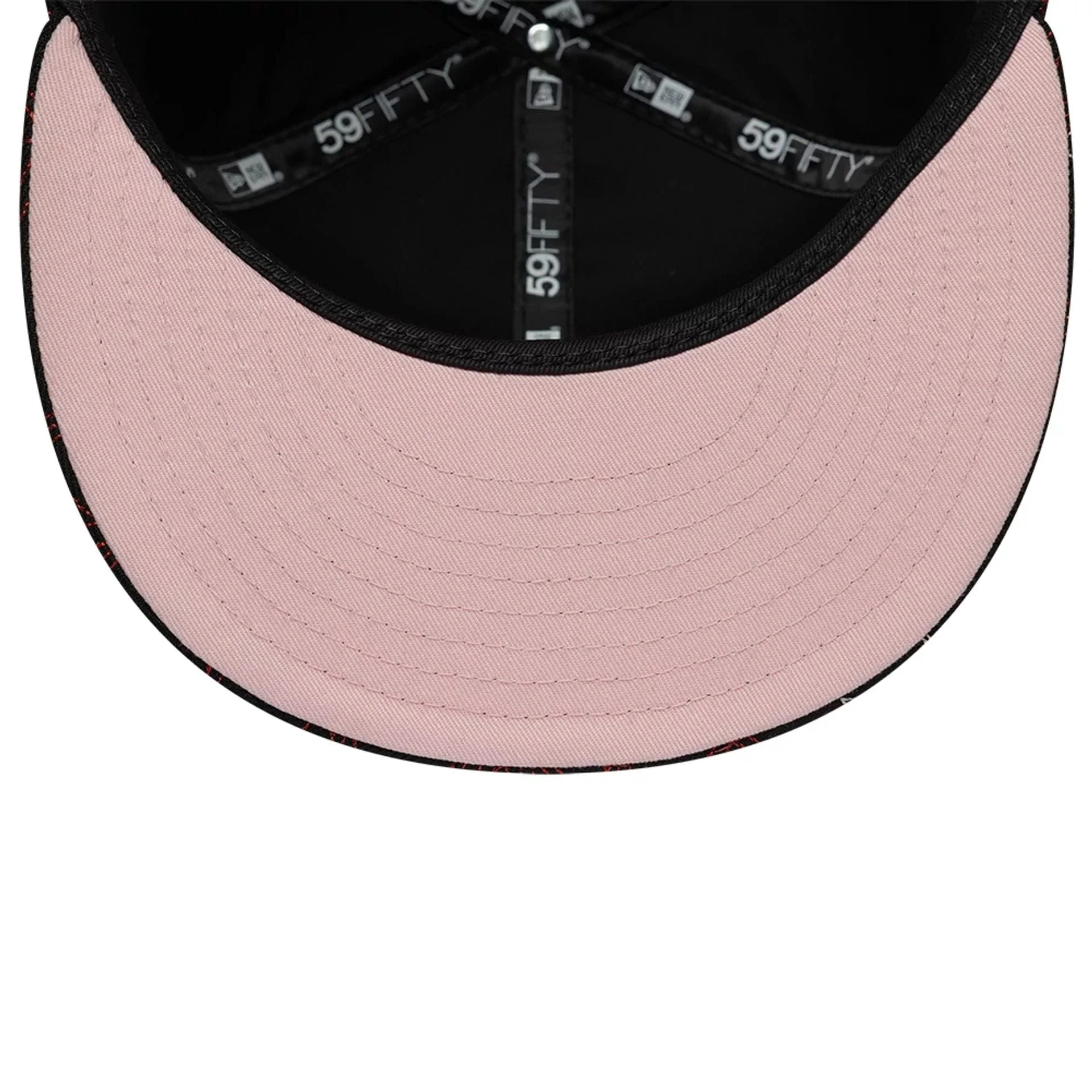 New Era All Over Hearts Black 59FIFTY Fitted Cap - Image 2