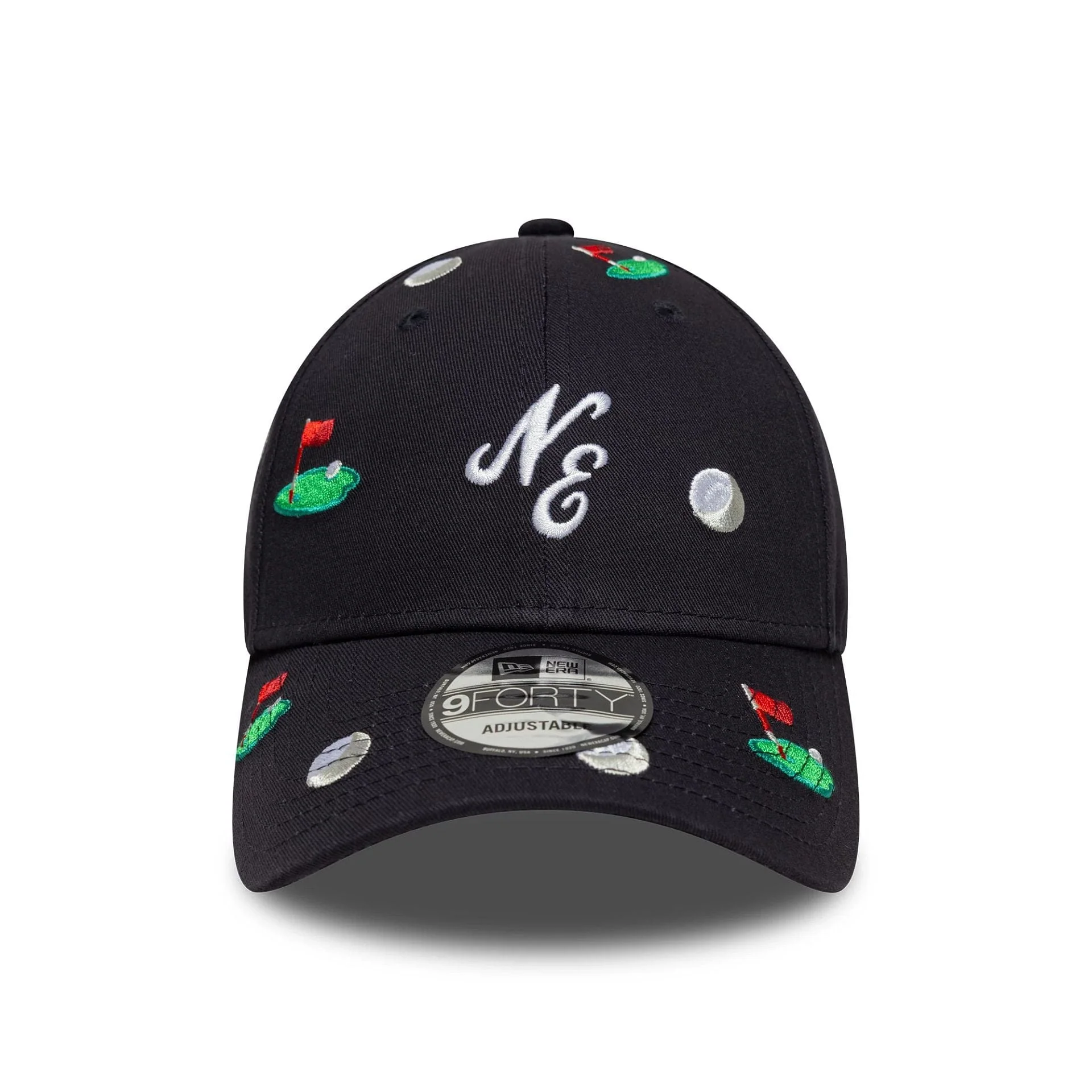 New Era All Over Print Navy 9FORTY M-Crown Adjustable Cap - Image 2