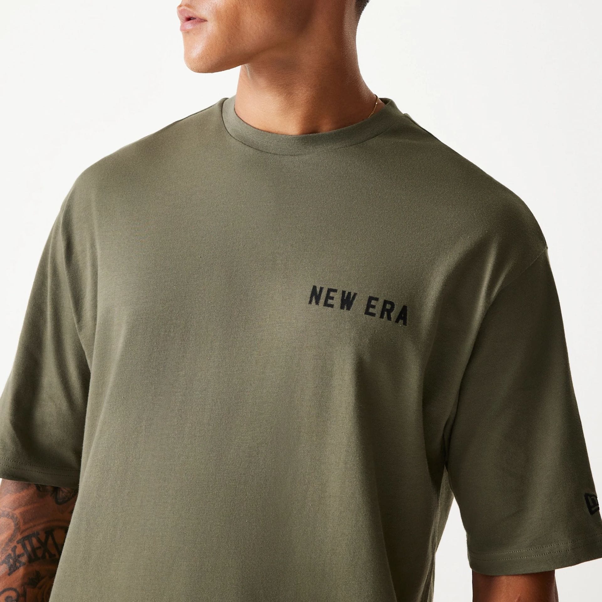 New Era Animal Graphic Green Oversized T-Shirt - Image 3