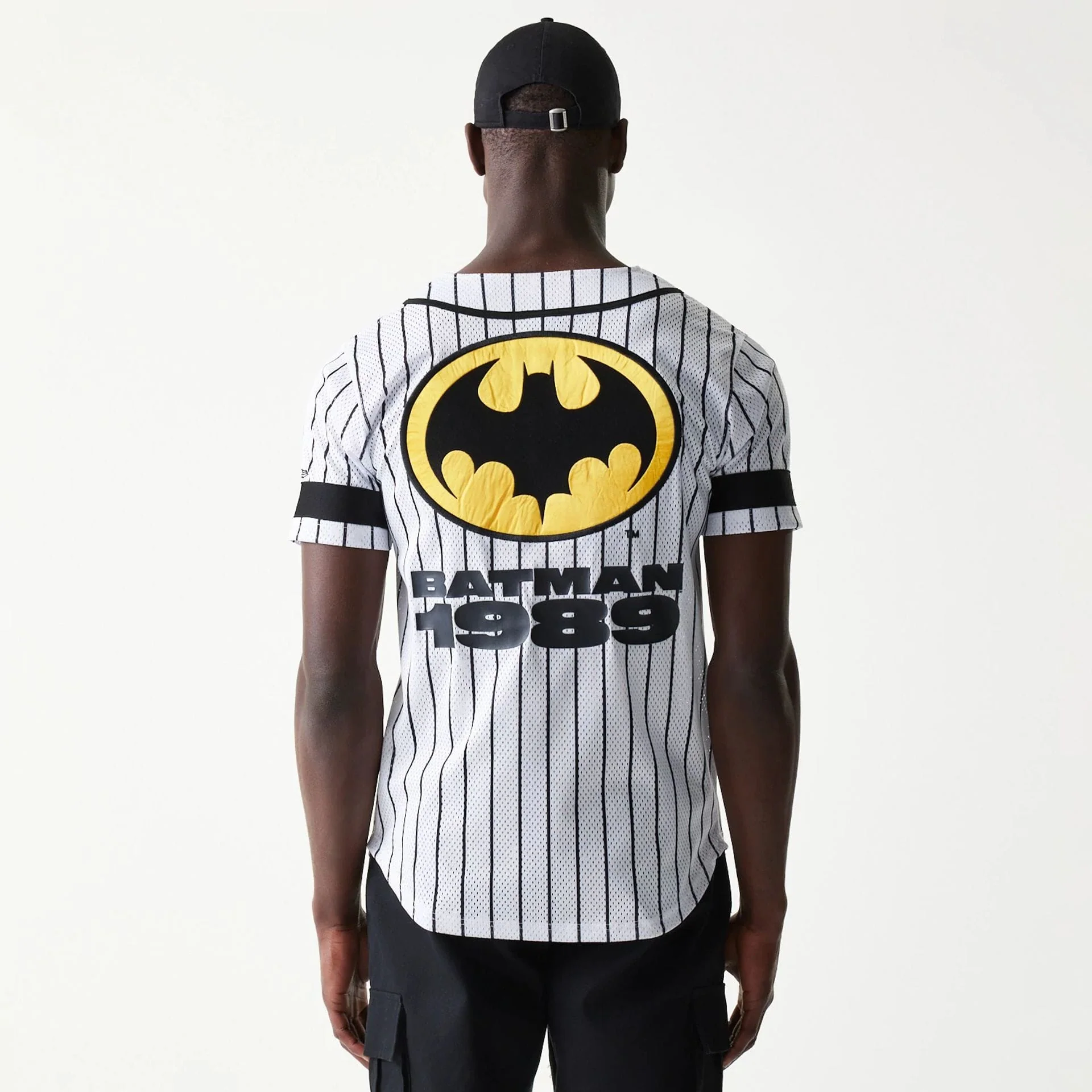 New Era Batman Pinstripe White Jersey - Image 2