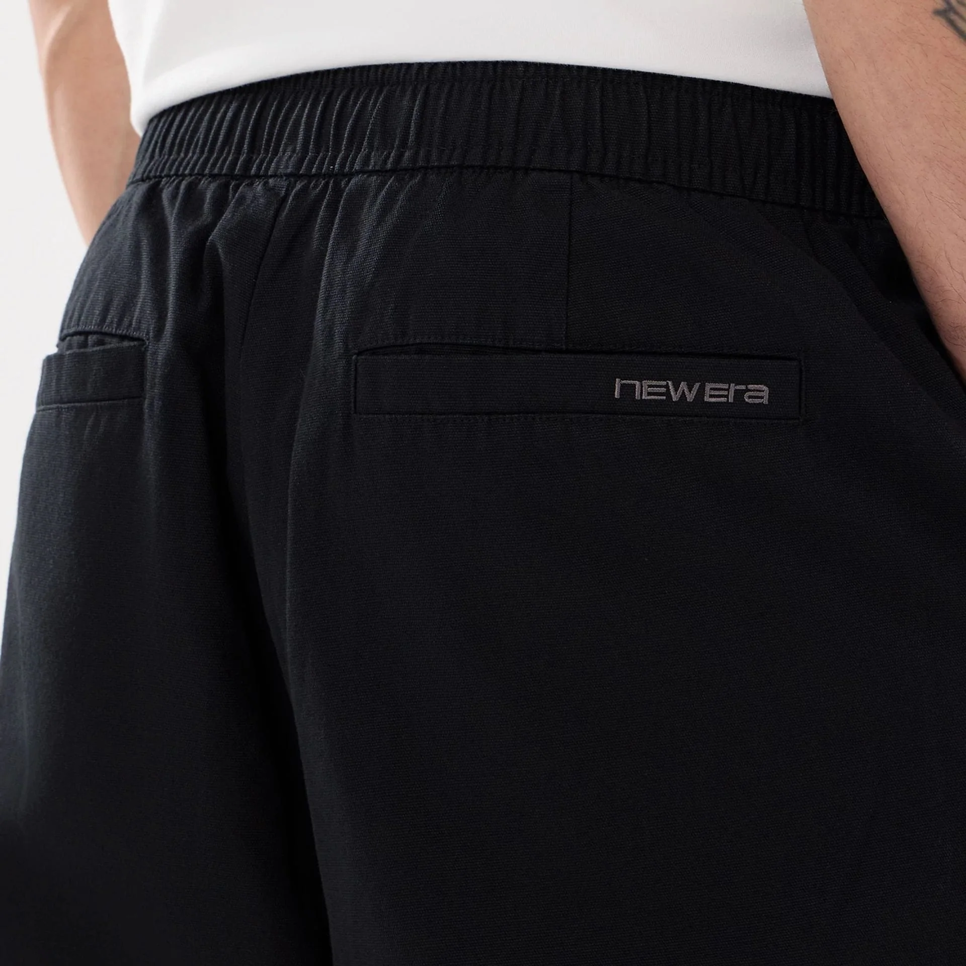 New Era Black Balloon Leg Trousers - Image 6