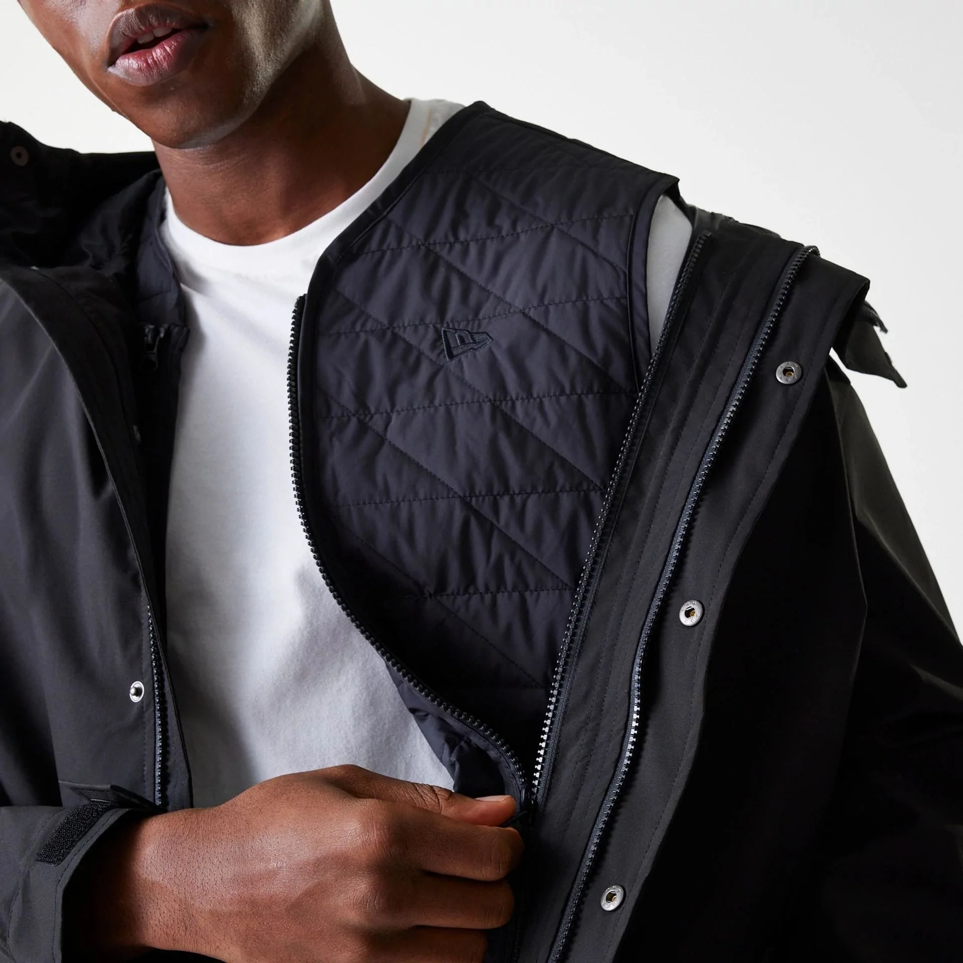 New Era Black Coach Jacket - Image 3