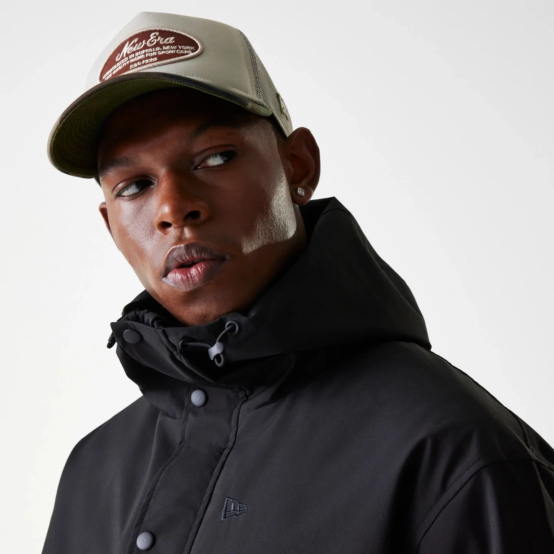 New Era Black Coach Jacket - Image 6
