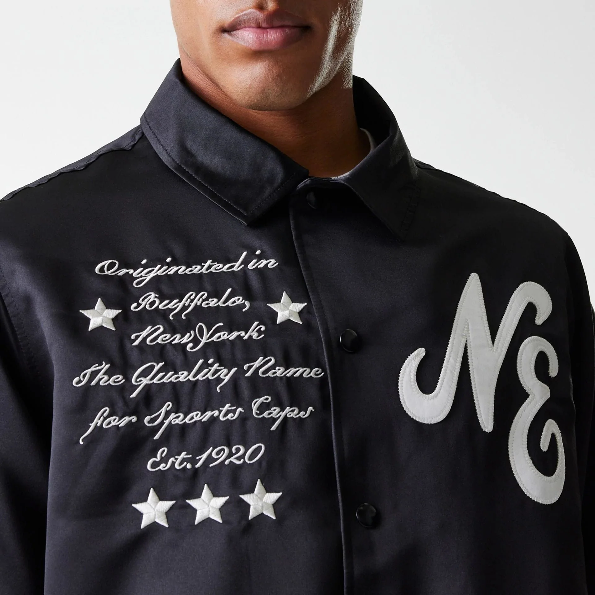 New Era Black Coaches Jacket - Image 6